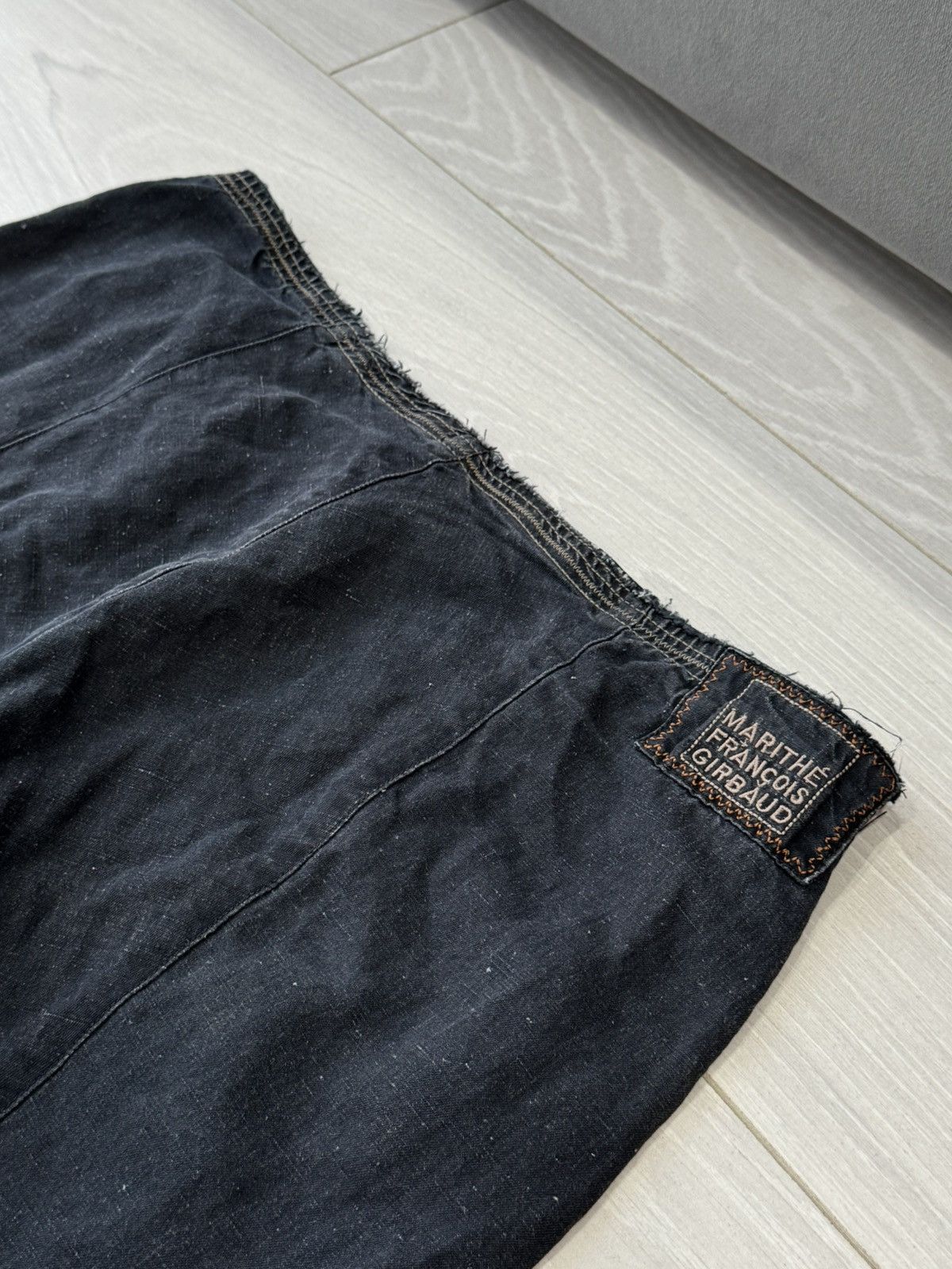 Marithe + Francois Girbaud Marithe Francois Girbaud Linen Glamour Design Luxury Pants Size 34" / US 12 / IT 48 - 10 Thumbnail