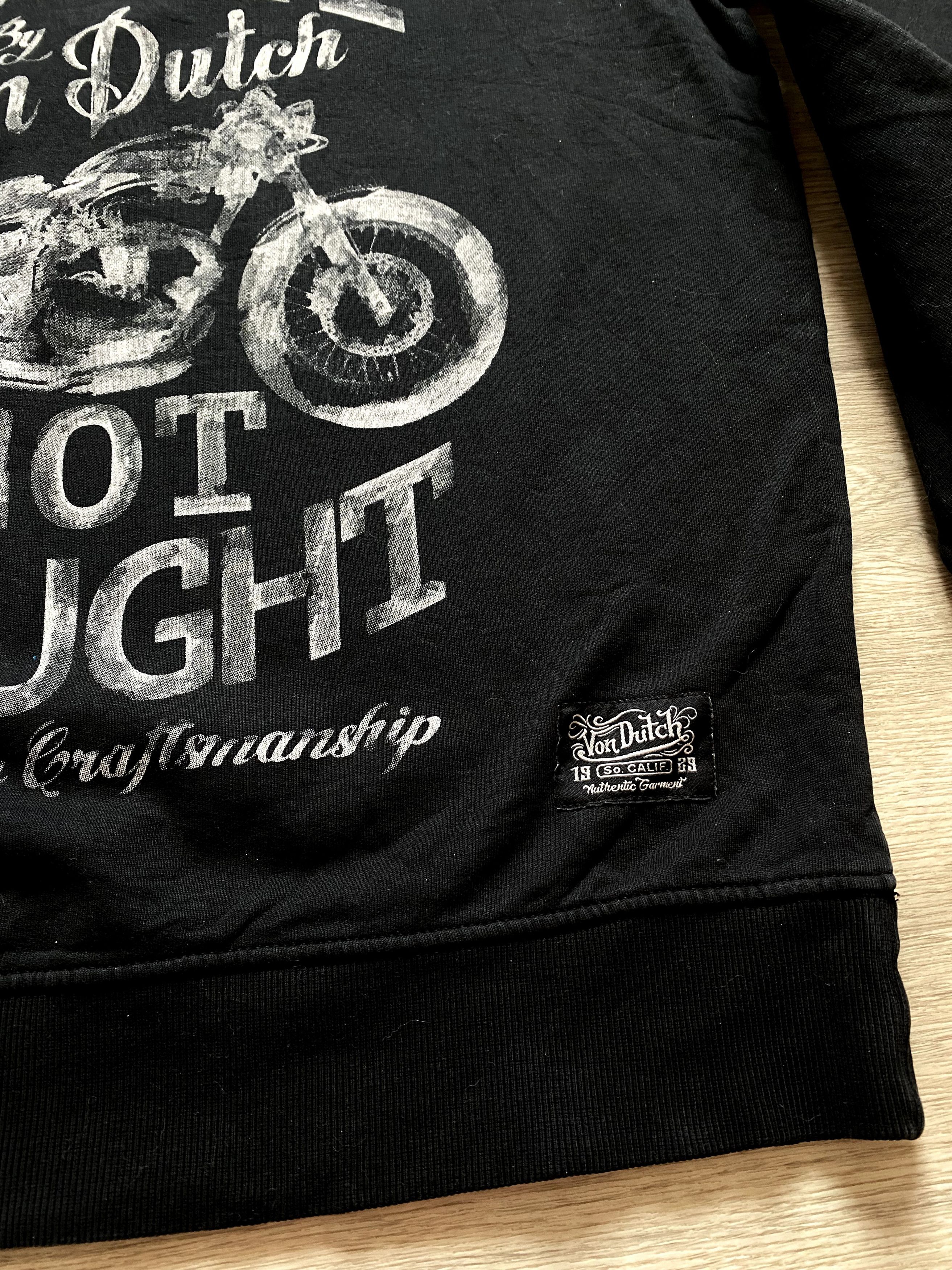 Vintage × Von Dutch VTG Von Dutch Biker Sweatshirt Y2K Streetwear Size US M / EU 48-50 / 2 - 5 Thumbnail