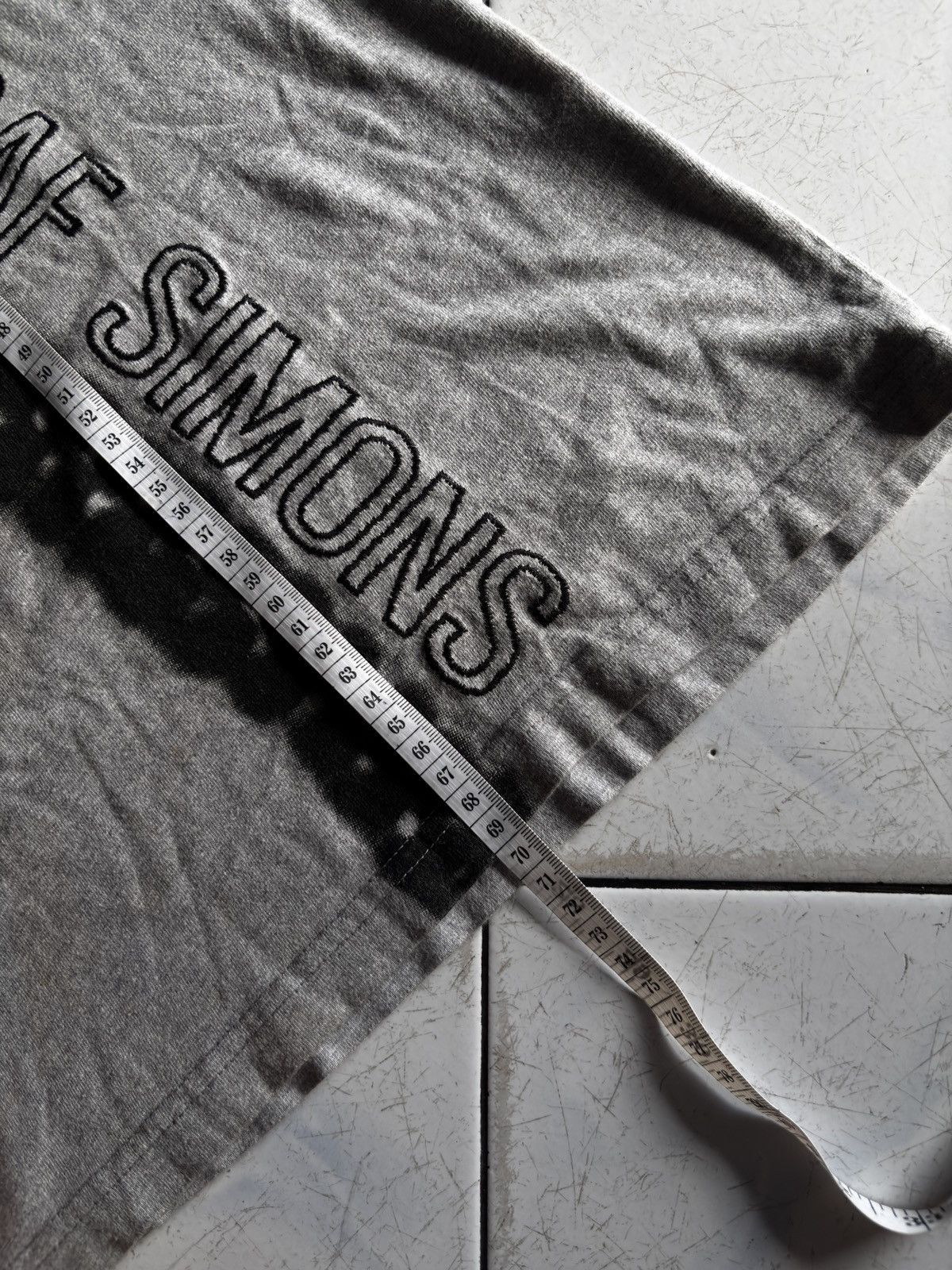 Raf Simons Raf Simons Archive Gray Graphic Logo Print Size US M / EU 48-50 / 2 - 6 Thumbnail