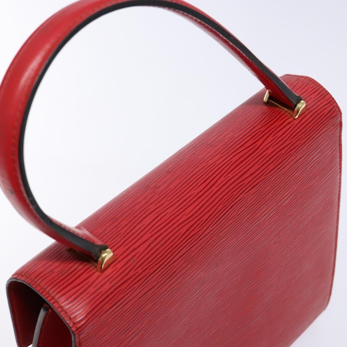 Louis Vuitton LOUIS VUITTON Epi Malesherbes Hand Bag Red M52377 Size ONE SIZE - 6 Thumbnail