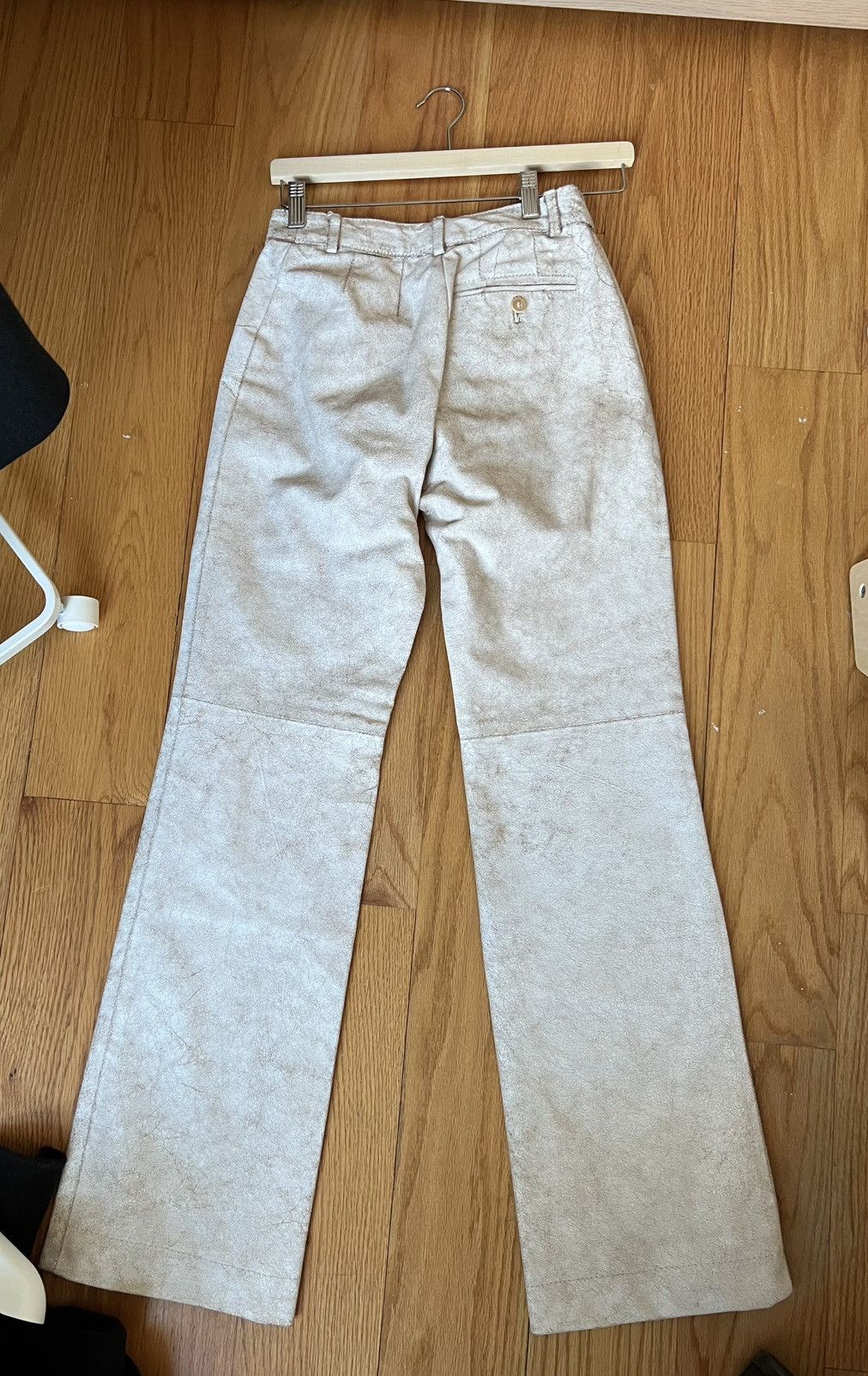 Ann Demeulemeester Ann Demeulemeester SS02 Leather Pants Size 26" / US 2 / IT 38 - 5 Thumbnail