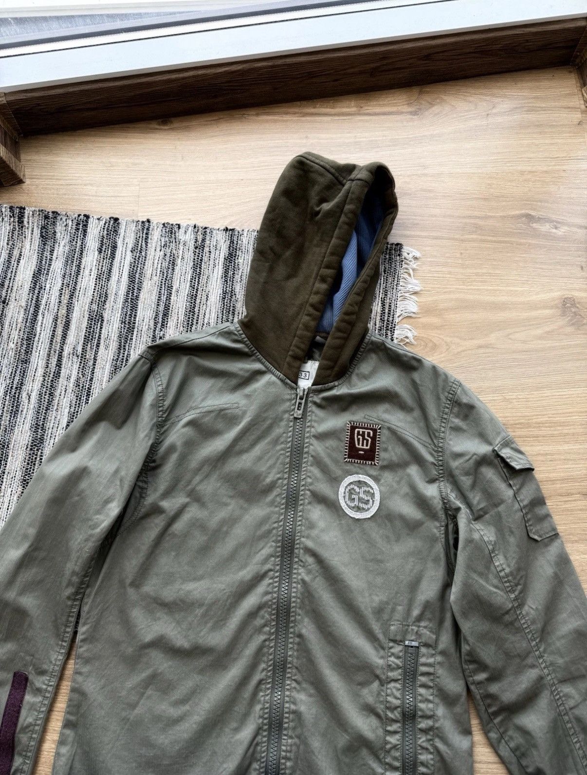 G-Star VINTAGE G-STAR RAW MILITARY JACKET SOUTH WITH HOOD COTTON Size US L / EU 52-54 / 3 - 2 Thumbnail