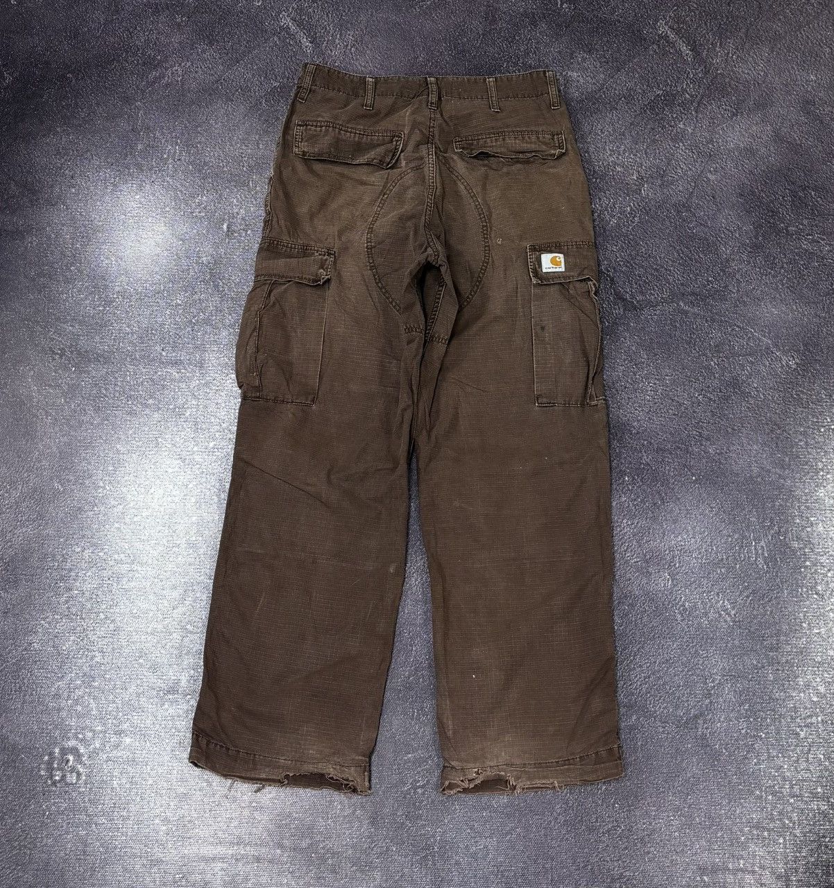 Vintage 90s Carhartt USA Brown Hype Aviation Cargo Pants