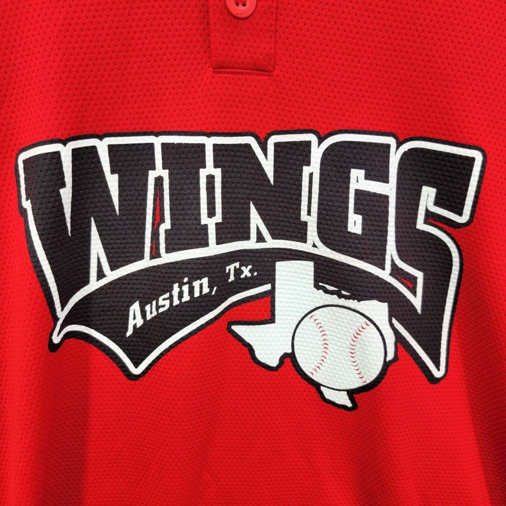 Nike Nike Wings Baseball jersey Large austin texas Mens Size US L / EU 52-54 / 3 - 3 Thumbnail