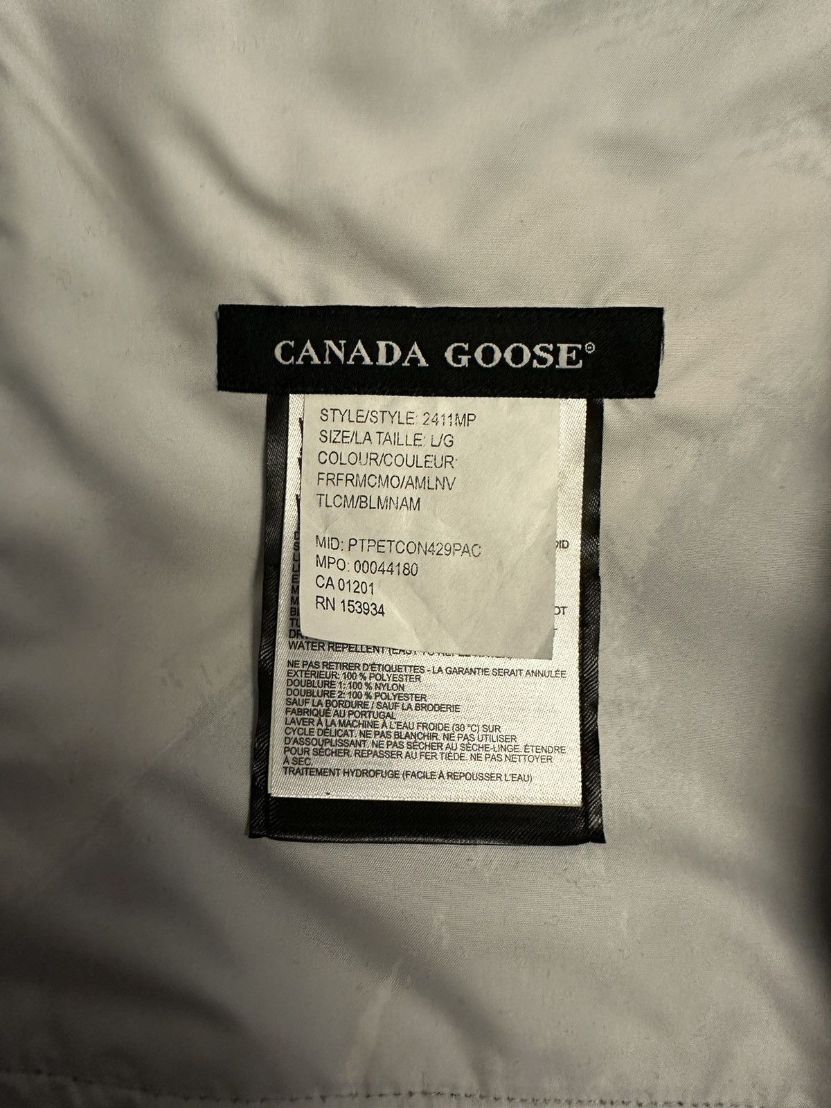 Canada Goose MENS WIND JACKET STANHOPE - CAMO PRINT. NEW WITH TAG. Size US L / EU 52-54 / 3 - 8 Thumbnail
