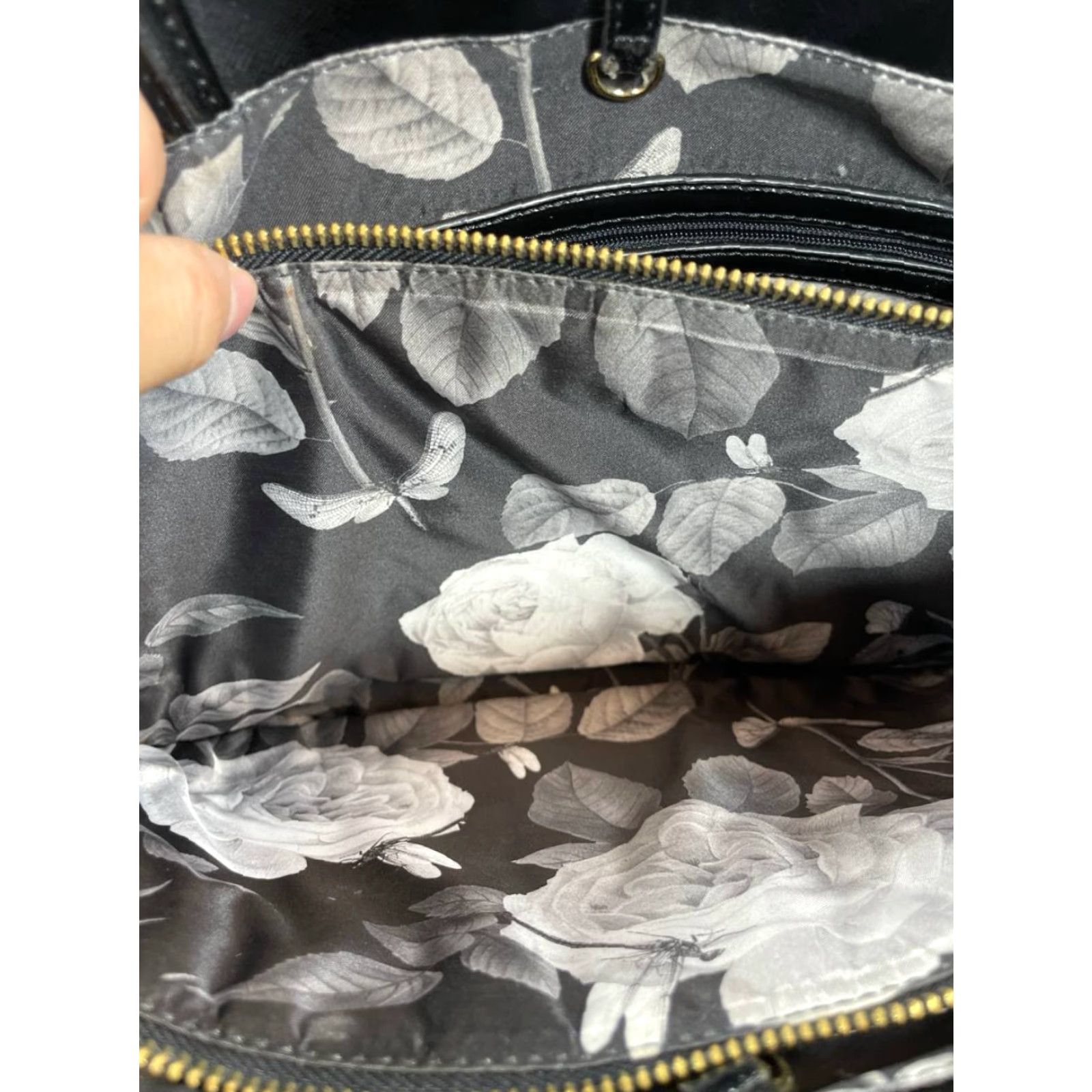 Ted Baker Ted Baker Bags Womens Brown Black Large Tote Inner Zip Pocket Double Handle Strap Size ONE SIZE - 7 Thumbnail