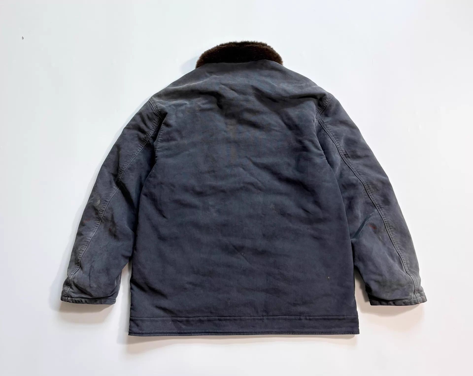Visvim VISVIM CHIEF DECKHAND COAT Distressed Fur Collar Size US S / EU 44-46 / 1 - 3 Thumbnail