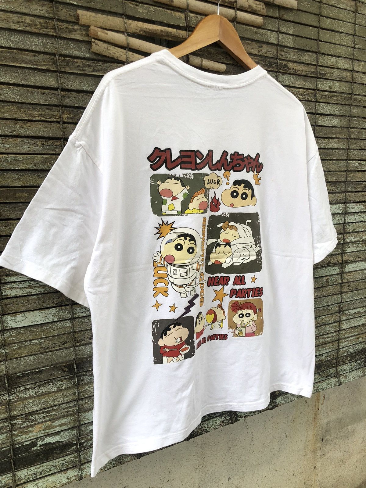 Anime × Japanese Brand × Vintage Vintage Japanese Anime Crayon Shinchan Backhit Tshirt Size US XL / EU 56 / 4 - 3 Thumbnail