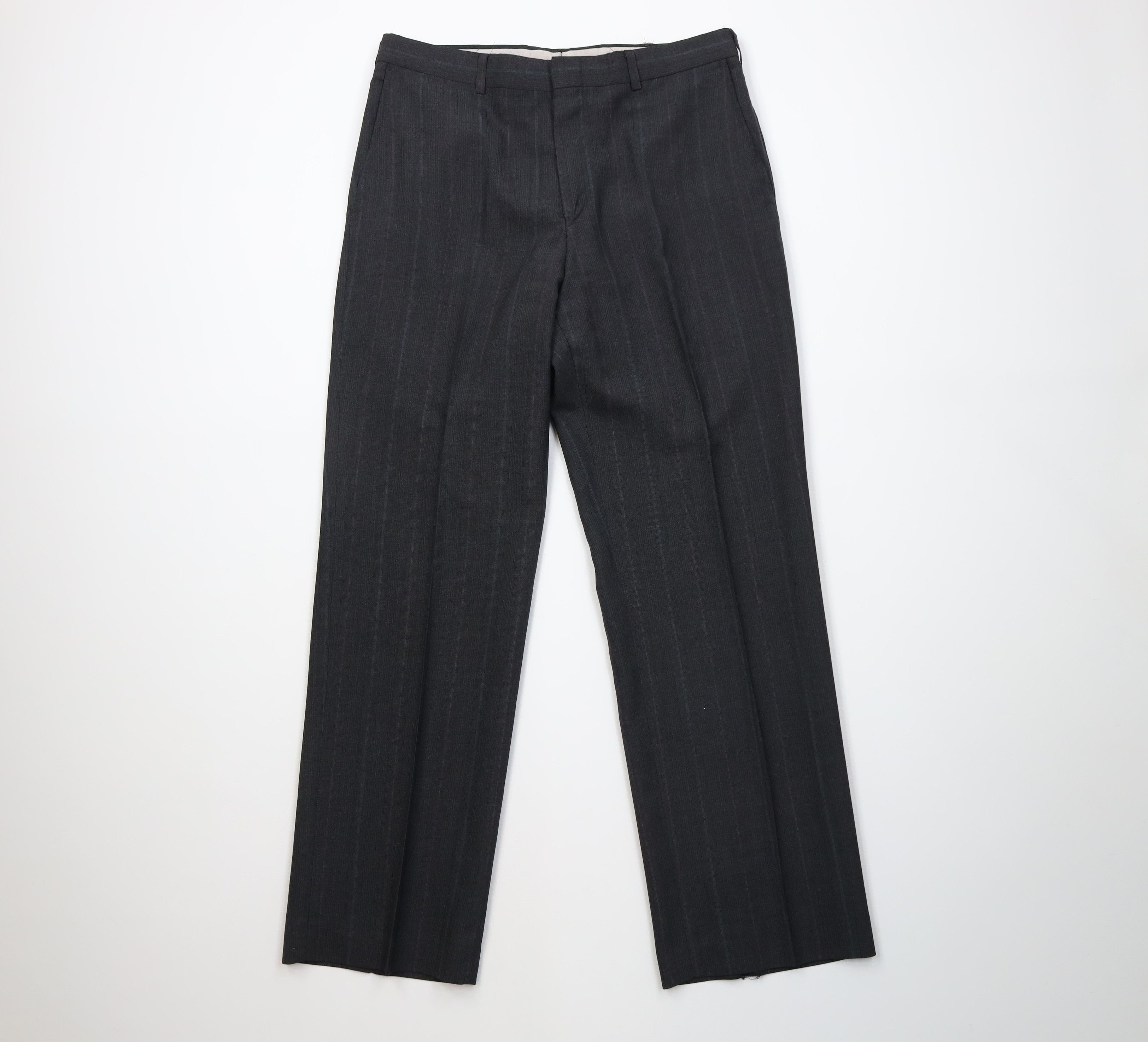 Vintage Vintage 90s Streetwear Striped Wide Leg Chino Pants USA Size US 32 / EU 48 - 1 Thumbnail