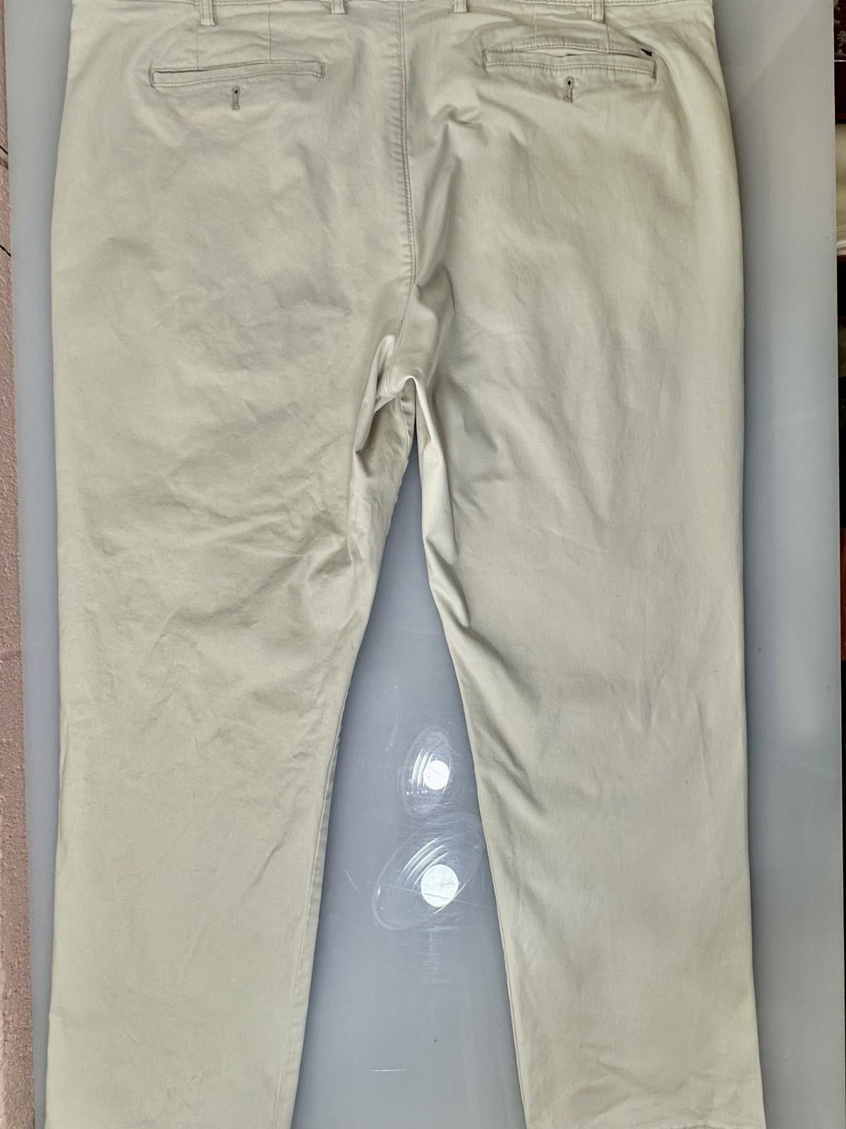 Tommy Hilfiger Tommy Hilfiger Straight Fit Chinos Beige Men's 40/30 Size US 40 / EU 56 - 2 Thumbnail