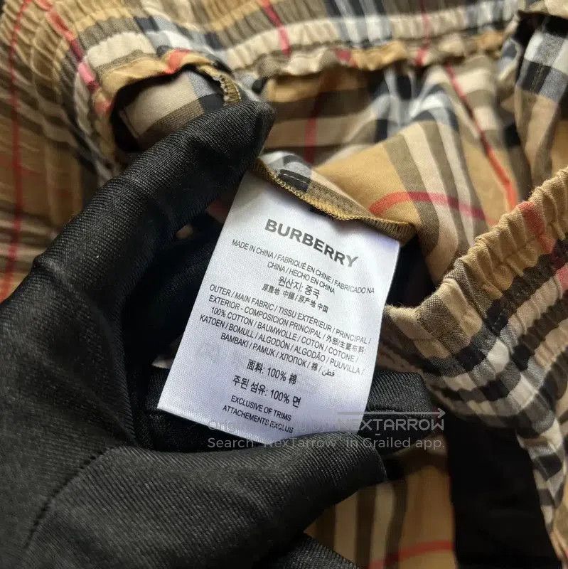 Burberry Burberry Khaki Check Cotton Casual Trousers. Size 23" - 5 Thumbnail