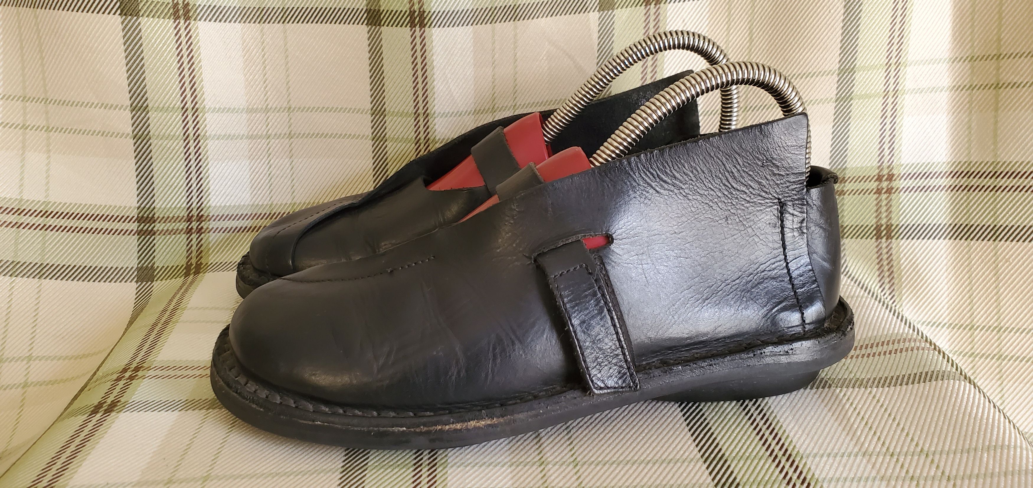 Trippen Trippen Black Slip On Leather Shoes Size US 6 / IT 36 - 1 Thumbnail
