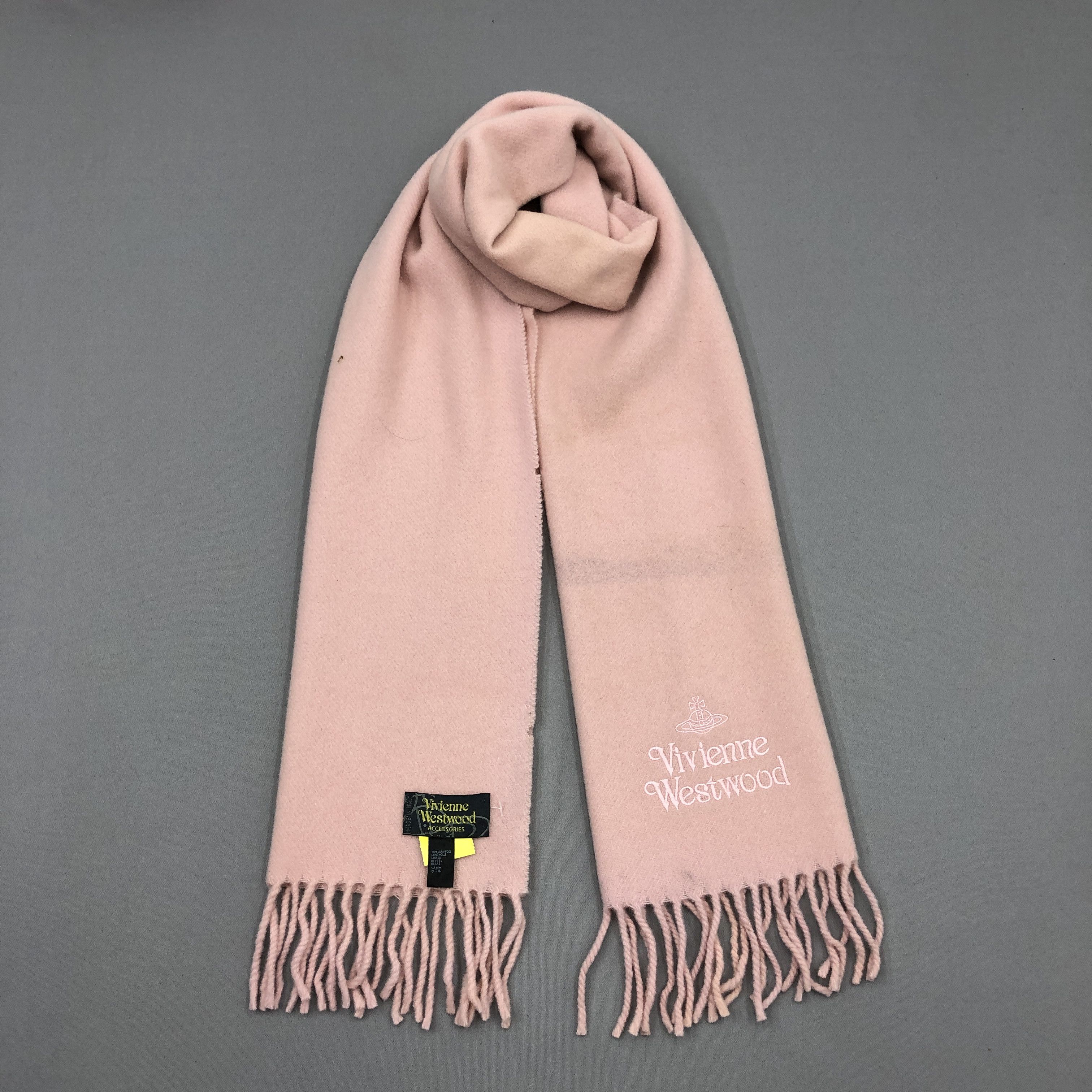 Vivienne Westwood Vintage Vivienne Westwood Scarf Orbs Muffler Wool Scarves Size ONE SIZE - 1 Thumbnail