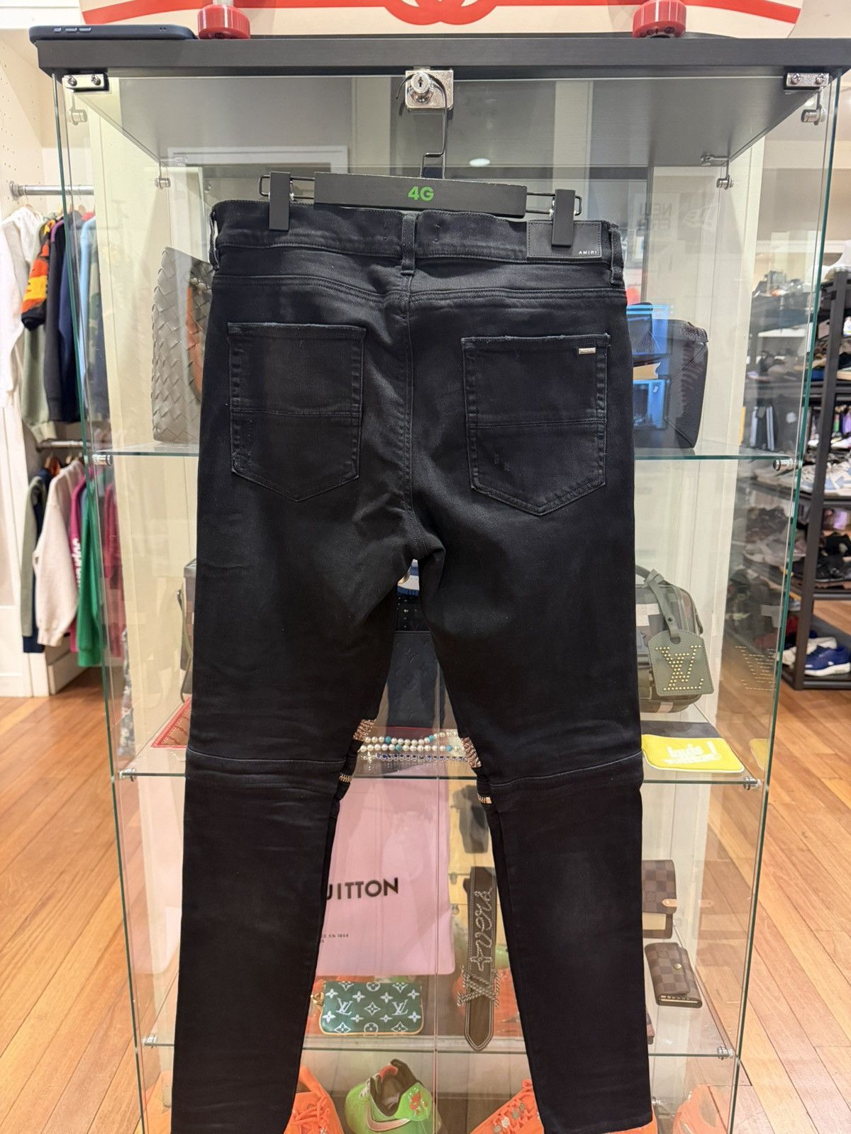 Amiri Amiri MX2 Bandana Patch Denim Jeans Size US 34 / EU 50 - 2 Thumbnail