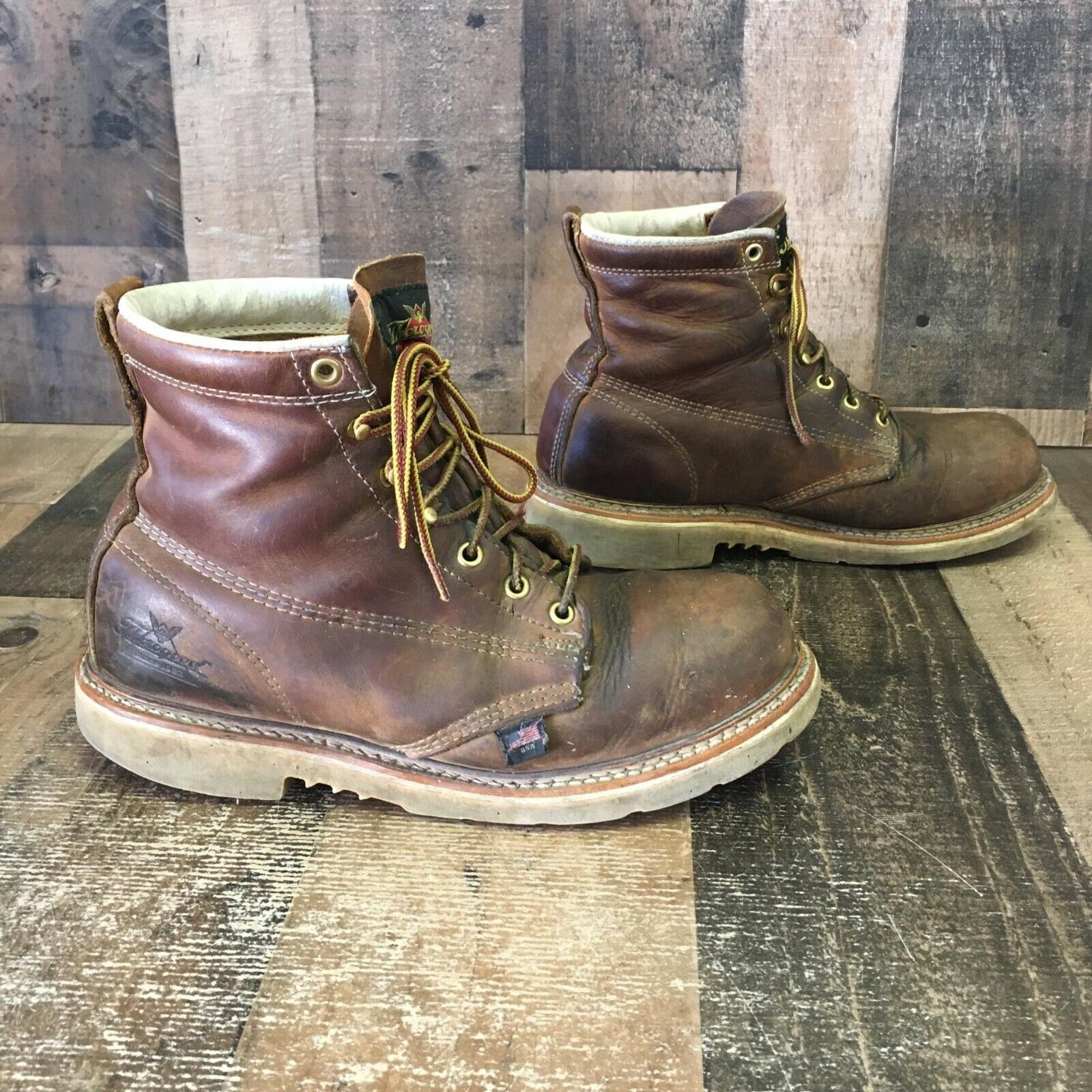 Thorogood Thorogood 804-4374 Steel Round Toe Work Boots Mens 8 D Size US 8 / EU 41 - 7 Thumbnail