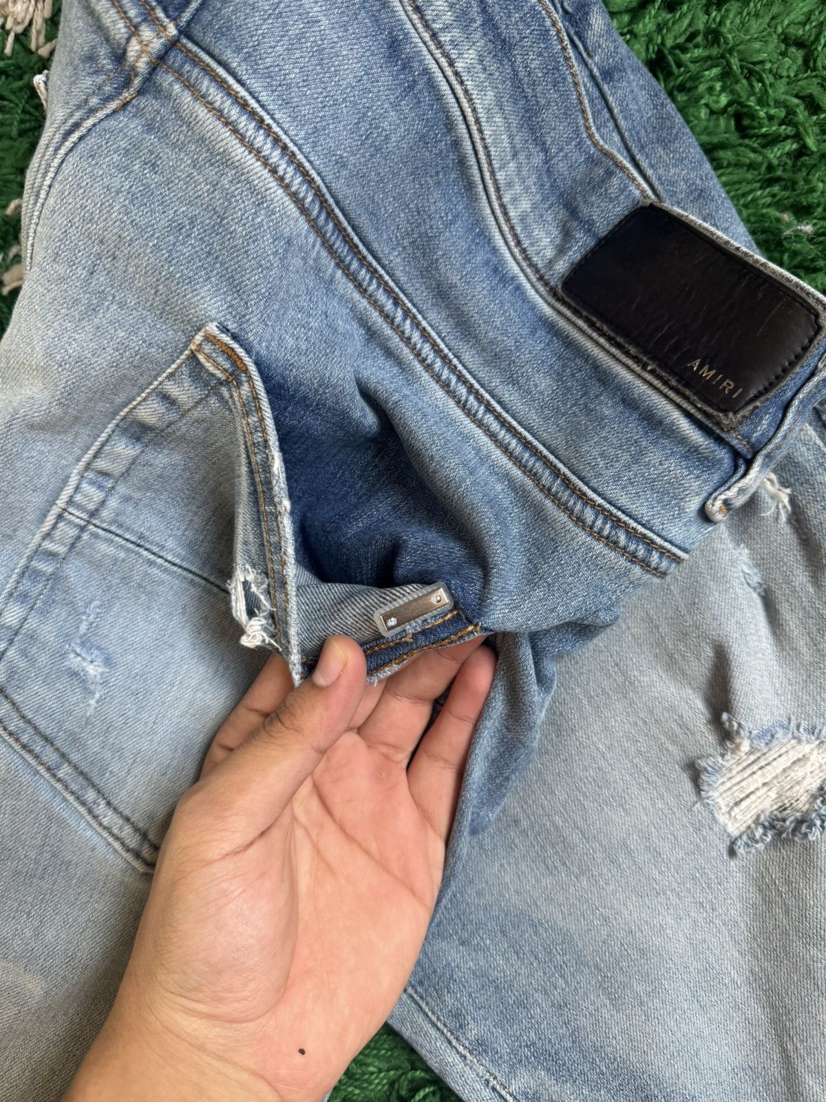 Amiri Amiri mx1 orange cracked patch Size US 36 / EU 52 - 5 Thumbnail
