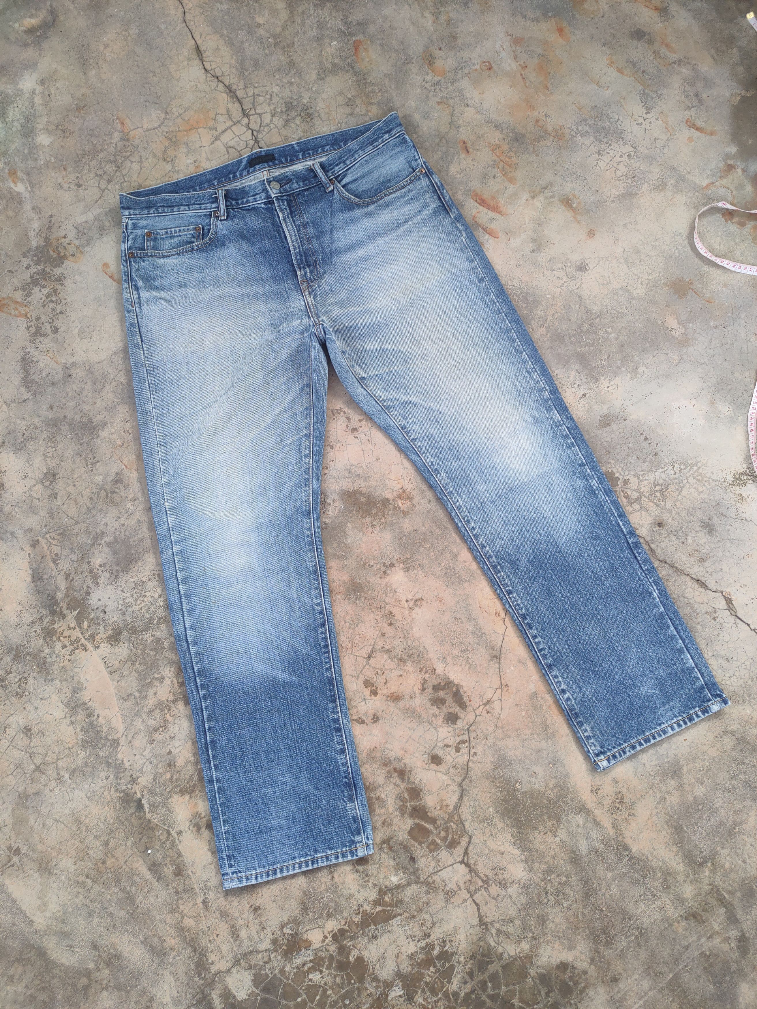 Japanese Brand VINTAGE JAPANESE FADED BLUE JEANS DENIM PANTS Size US 37 - 2 Thumbnail