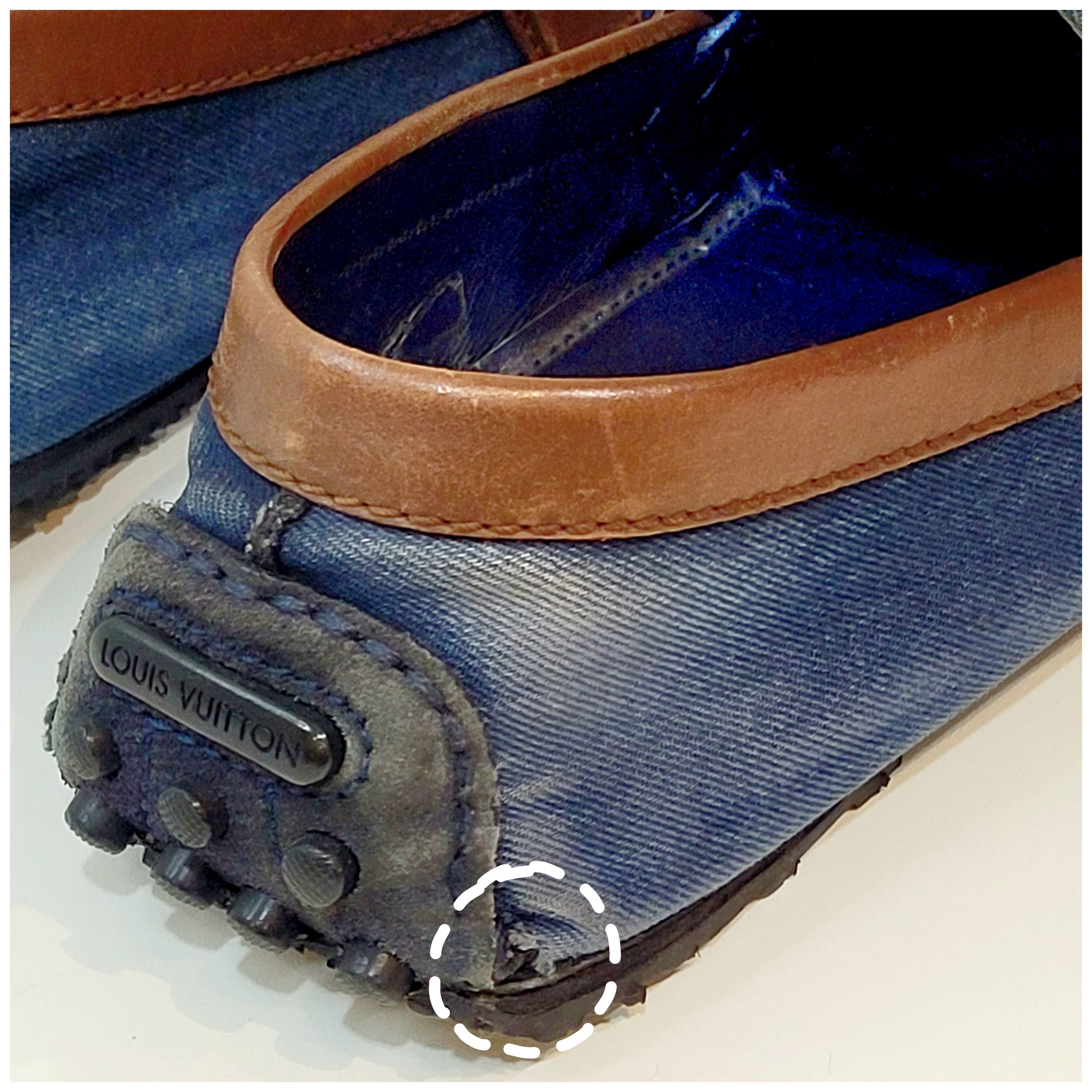 Louis Vuitton Louis Vuitton Hockenheim Denim Moccasin Loafer Size US 9 / EU 42 - 16 Thumbnail
