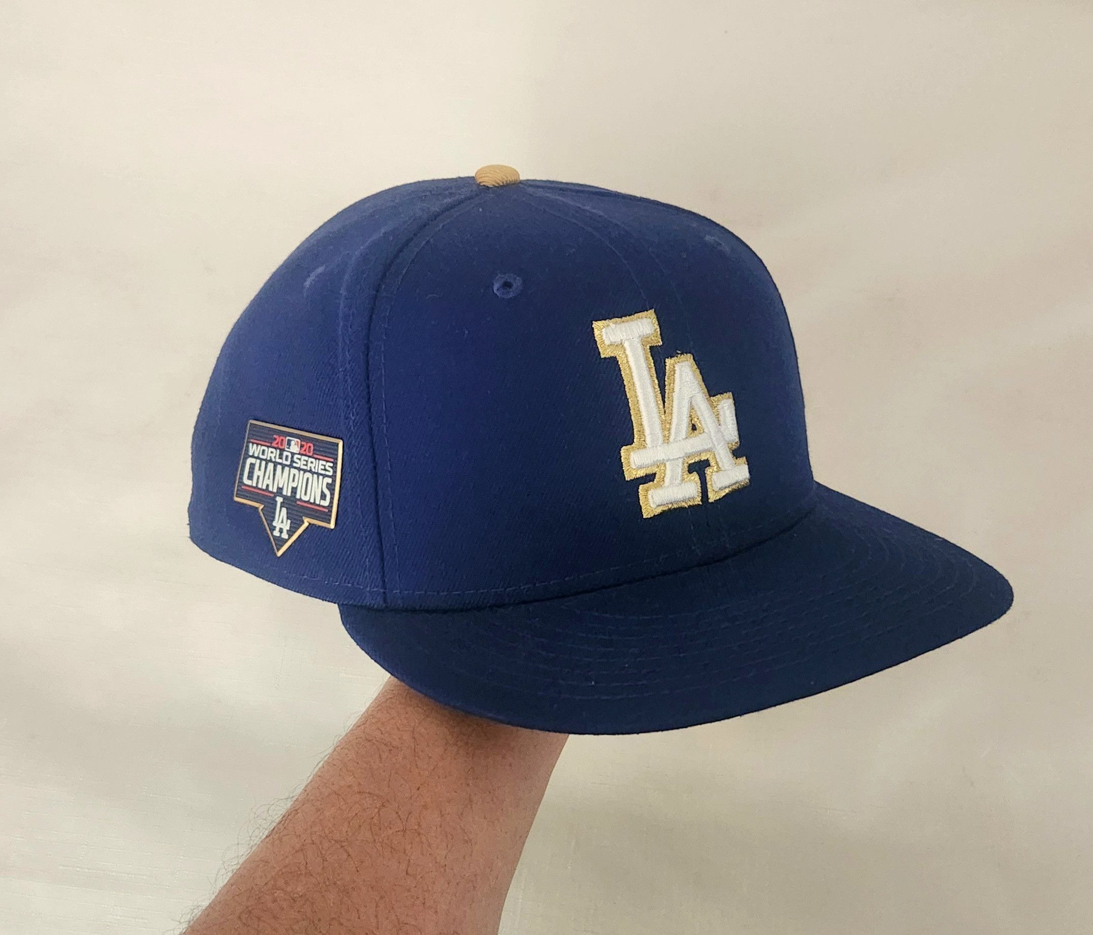 New Era 2020 Dodgers World Series Champions Gold Program Hat