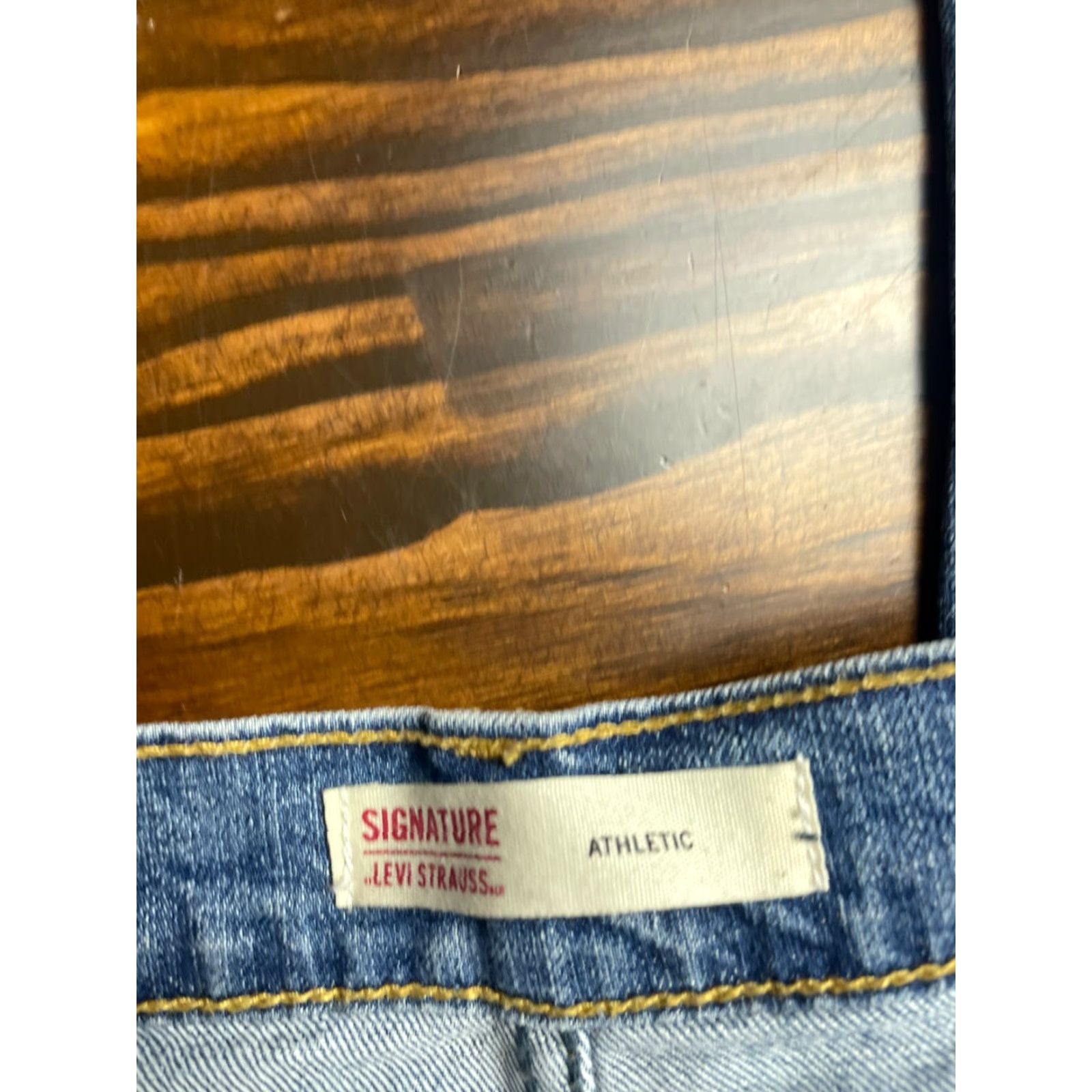 Levi's Levi's Jeans Men's Size 38x30 Blue Denim Athletic Pockets Straight N/A Size US 38 / EU 54 - 6 Thumbnail