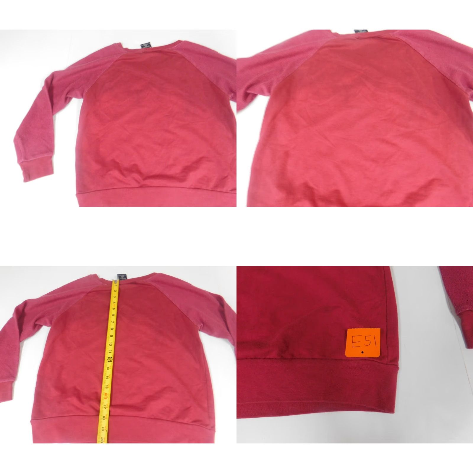 Vintage Harry Potter Womens Sweater M Red Crew Neck Pullover Embroidered Classic Knit Cotton Size M / US 6-8 / IT 42-44 - 8 Thumbnail