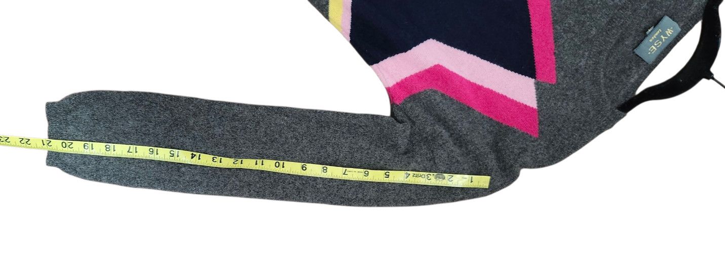 Other WYSE London Gray Cashmere sweater With Stars, Size 1 Size L / US 10 / IT 46 - 11 Thumbnail