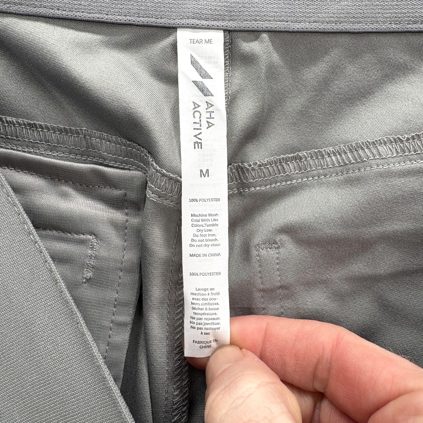 Vintage AHA SELECTED Kinetic All Day 6 Pocket Pants Mens M Gray Khakis Pants Size US 31 - 5 Thumbnail