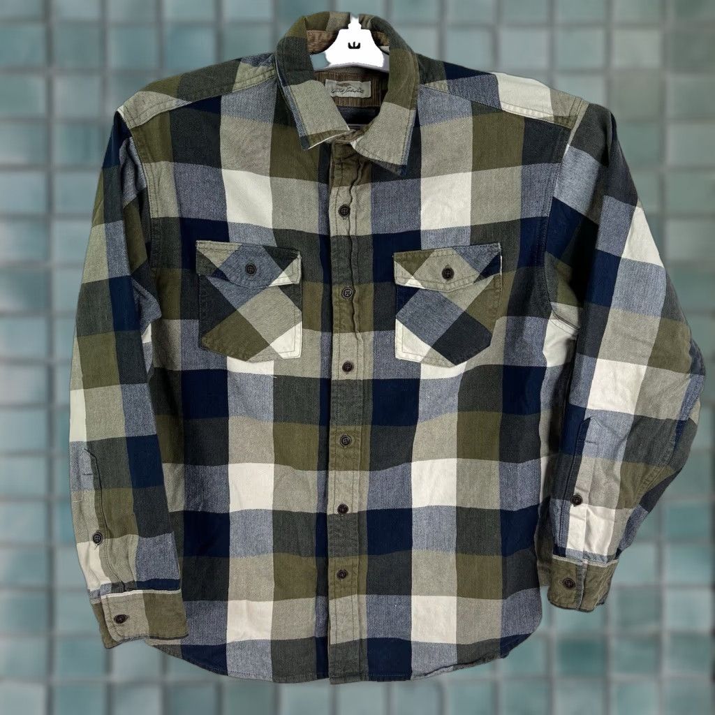 Vintage Bob Timberlake Plaid Shirt Mens Size M Blue/Green Long Sleeve Button-Up Size US M / EU 48-50 / 2 - 1 Thumbnail