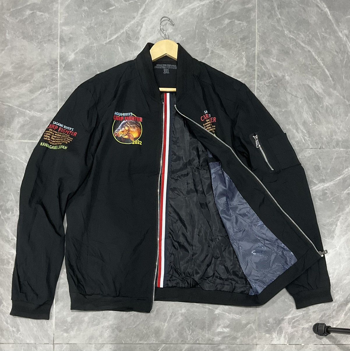 Japanese Brand Jacket Sagami River Chaos Fishing Kanagawa Japan Size US XL / EU 56 / 4 - 5 Thumbnail