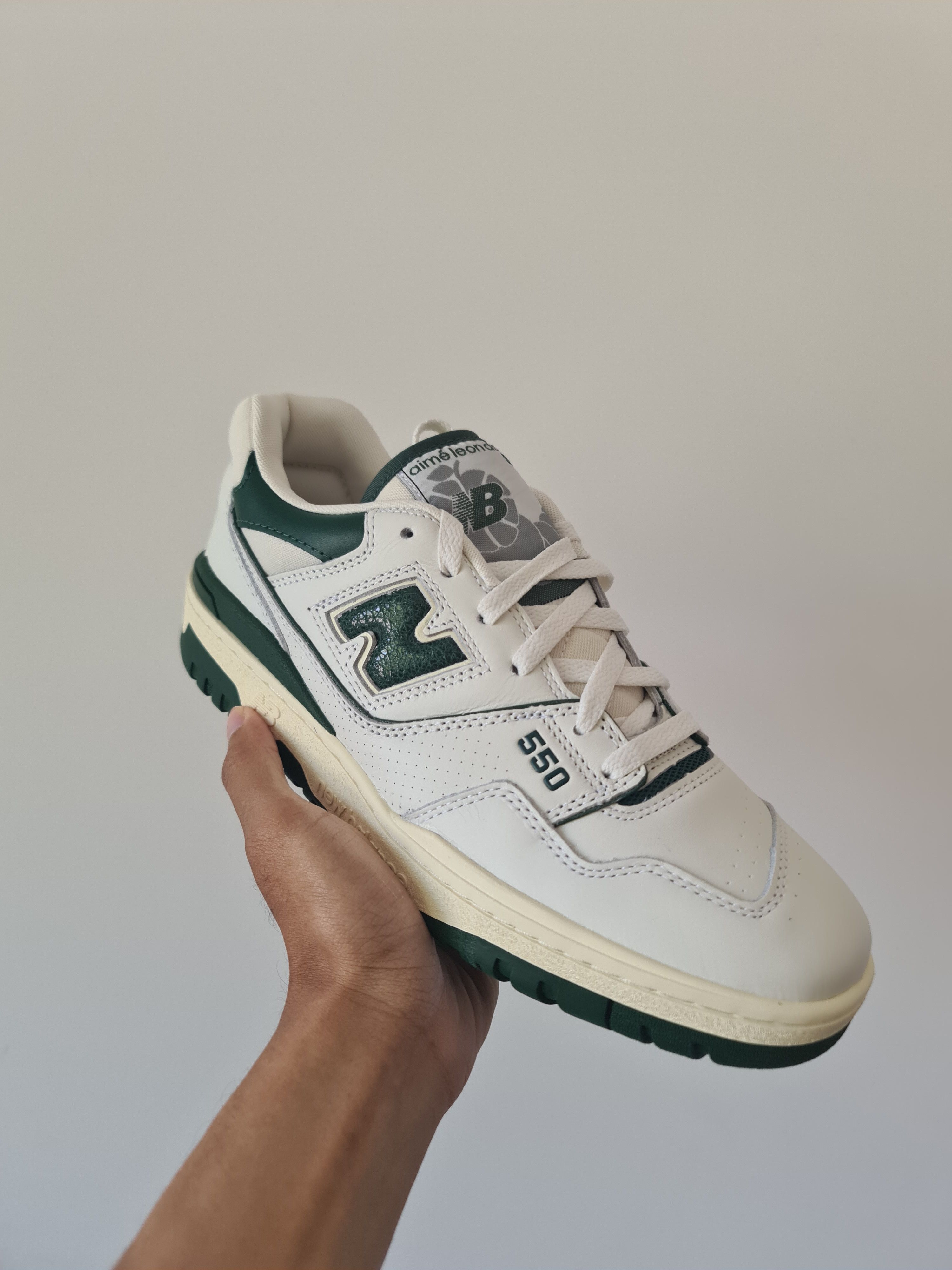 Aime Leon Dore × New Balance 👟 New Balance x Aime Leon Dore 550 "White Green" 👟 Size US 8.5 / EU 41-42 - 2 Thumbnail