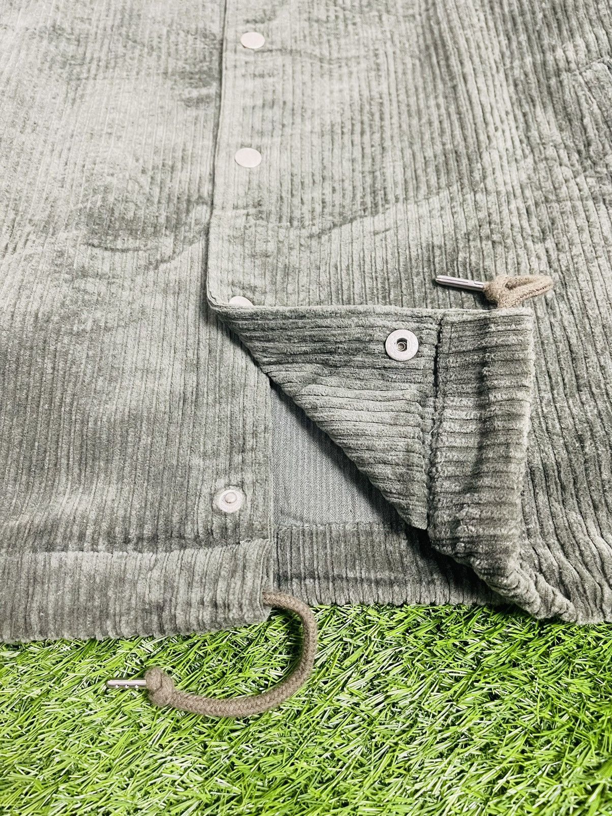 Japanese Brand Zip Five Button Tap Corduroy Jacket (20) Size US L / EU 52-54 / 3 - 8 Thumbnail