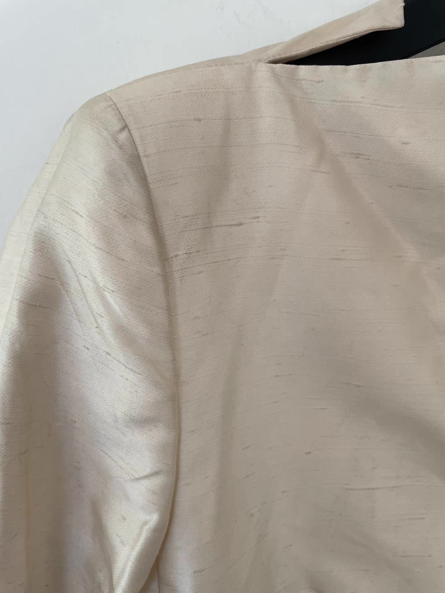 Versace Gianni Versace Women's Silk Collarless Blazer Ｑ21 Size L / US 10 / IT 46 - 6 Thumbnail