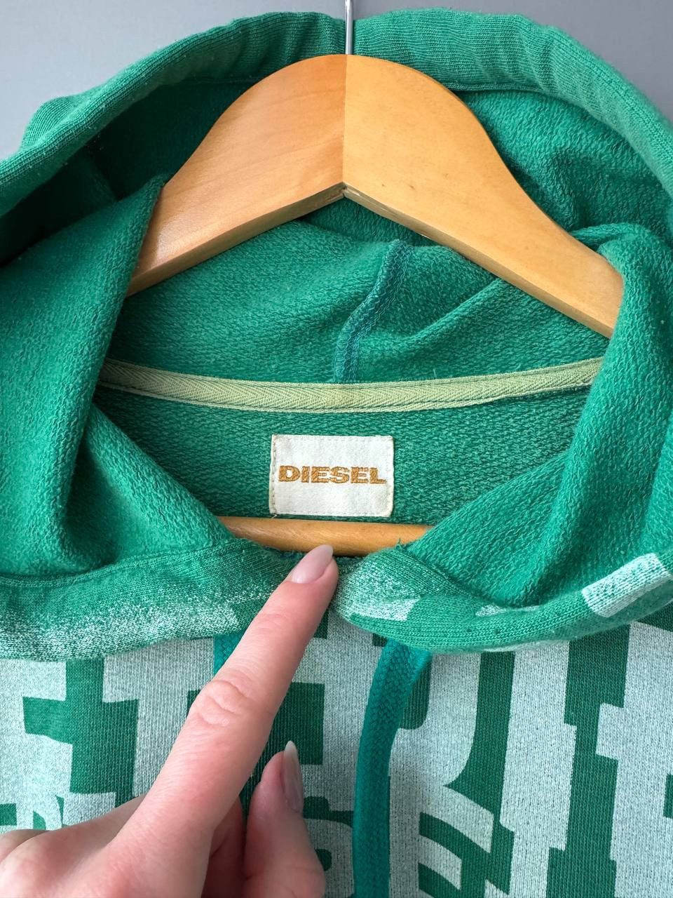 Designer × Diesel × Vintage Diesel Logo Monogram Vintage Hoodie Size M Size US M / EU 48-50 / 2 - 5 Thumbnail
