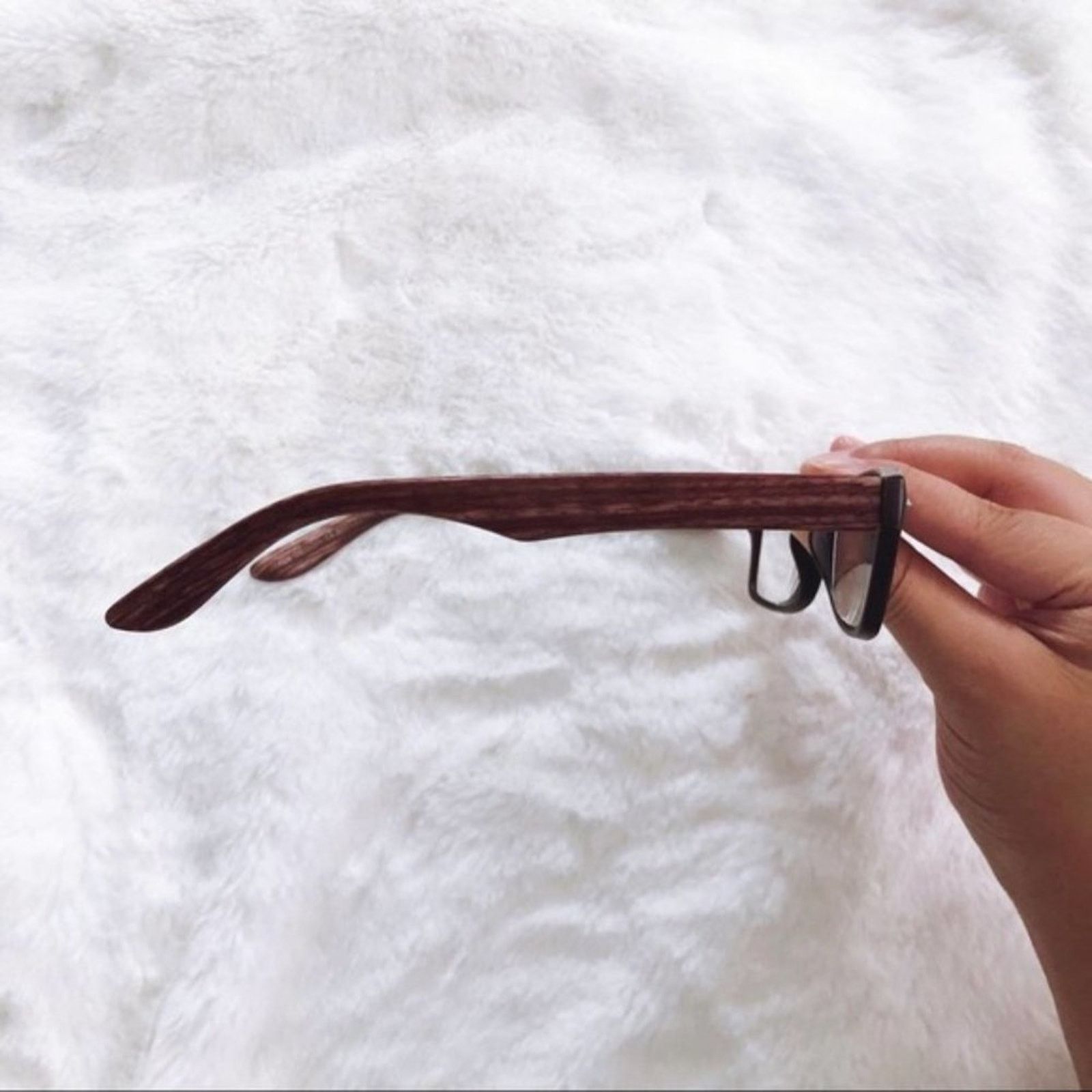 Other Ava Light Wood Black Reading Glasses Size ONE SIZE - 6 Thumbnail