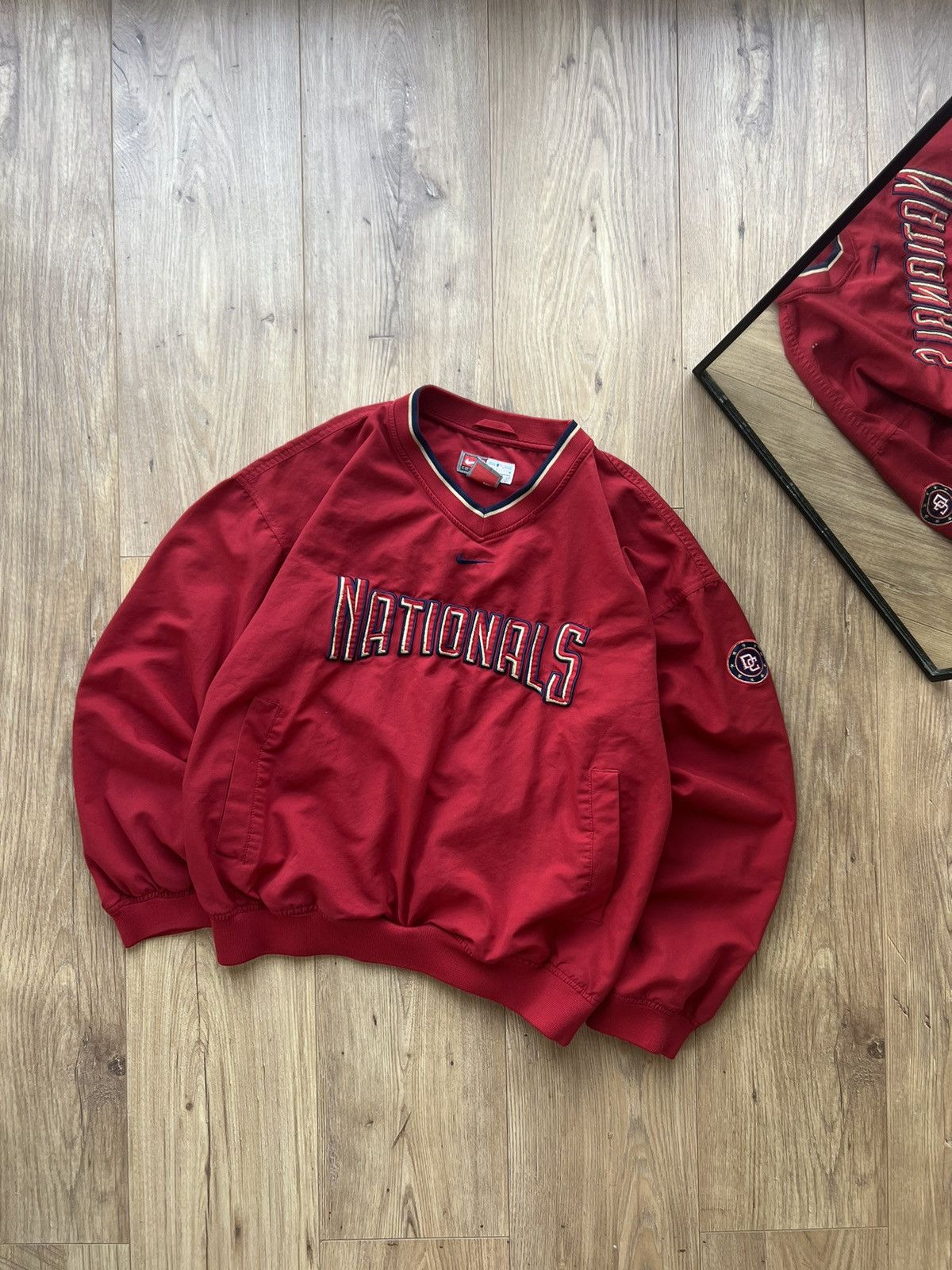 Nike 00’s NIKE WASHINGTON NATIONALS RARE CREWNECK CENTR SWOOSH Size US S / EU 44-46 / 1 - 1 Thumbnail
