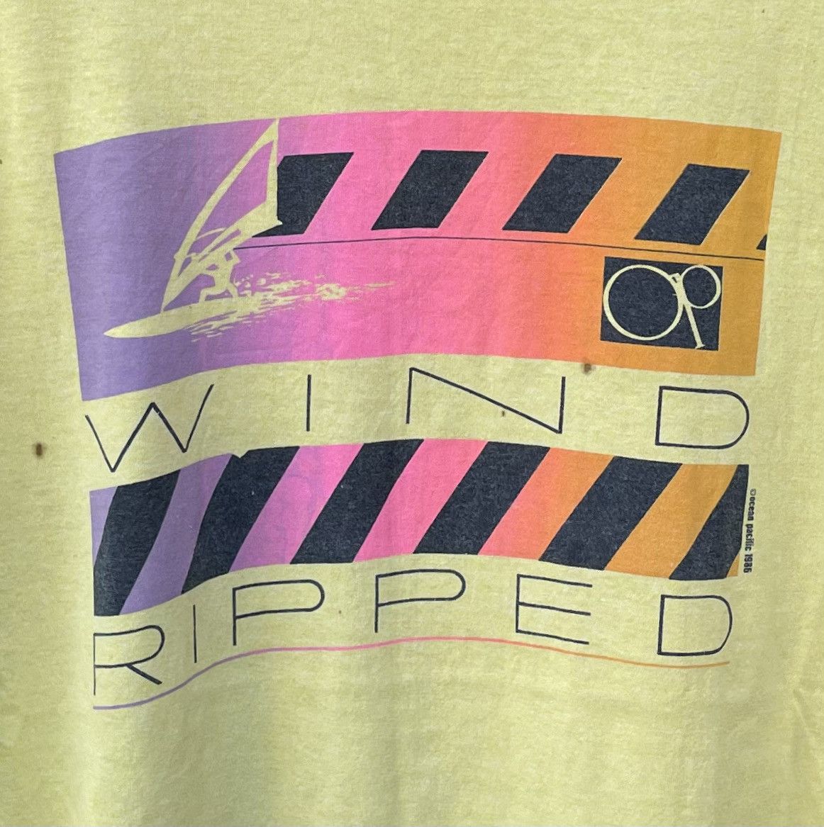 Ocean Pacific Vintage 1986 Ocean Pacific OP “wind Ripped” Sailing T Shirt Size US L / EU 52-54 / 3 - 5 Thumbnail