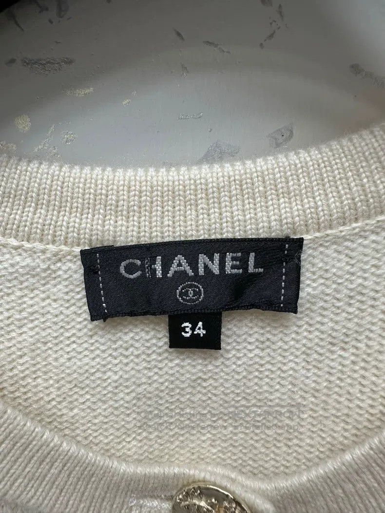 Chanel Chanel Athens Series Beige Cashmere Knitted Skirt Size XXS / US 00 / IT 34 - 3 Thumbnail