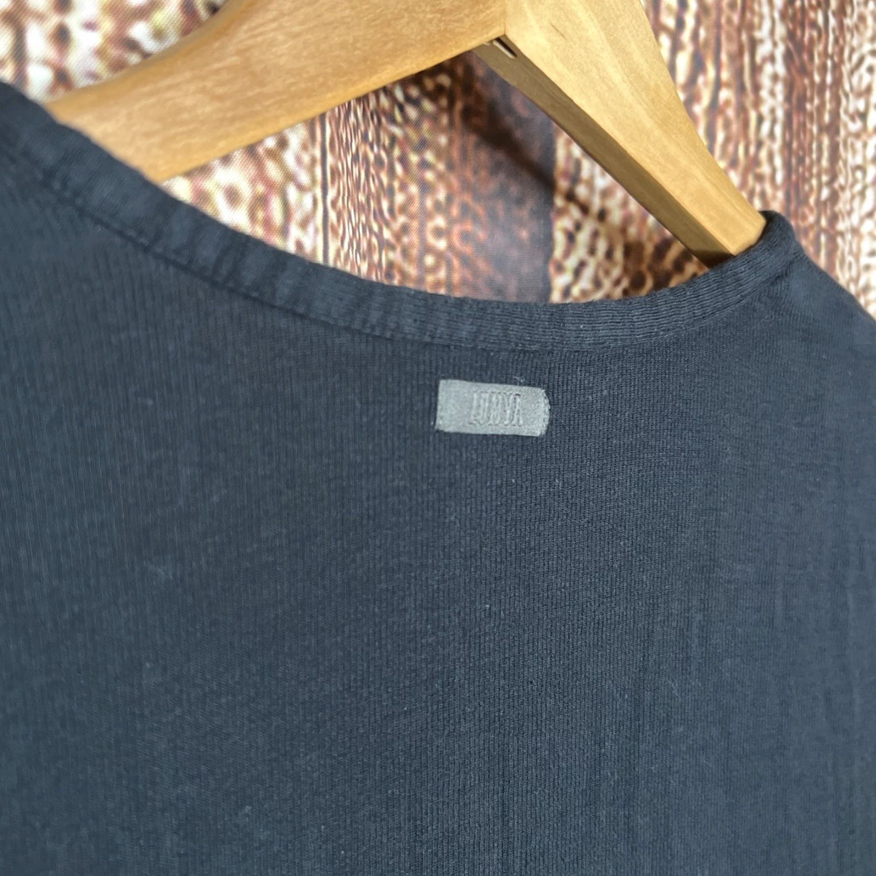 Lunya Lunya Soft Modal V Neck Henley Black Small Shirt Women S Regular Fall Spring Classic Knit Long Sleeve Button Basic Size S / US 4 / IT 40 - 4 Thumbnail