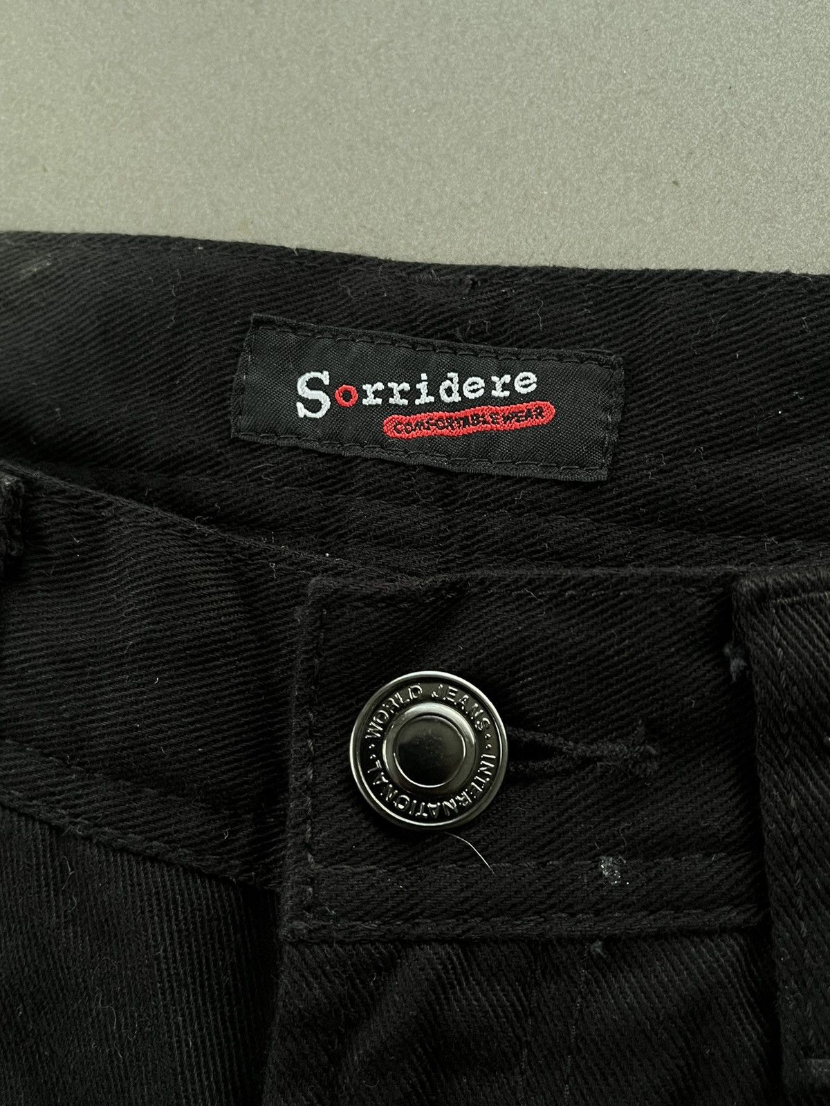 Isamu Katayama Backlash JAPANESE SORRIDERE FLARE BOOT CUT DENIM BLACK PAINT STAIN Size US 30 / EU 46 - 9 Thumbnail