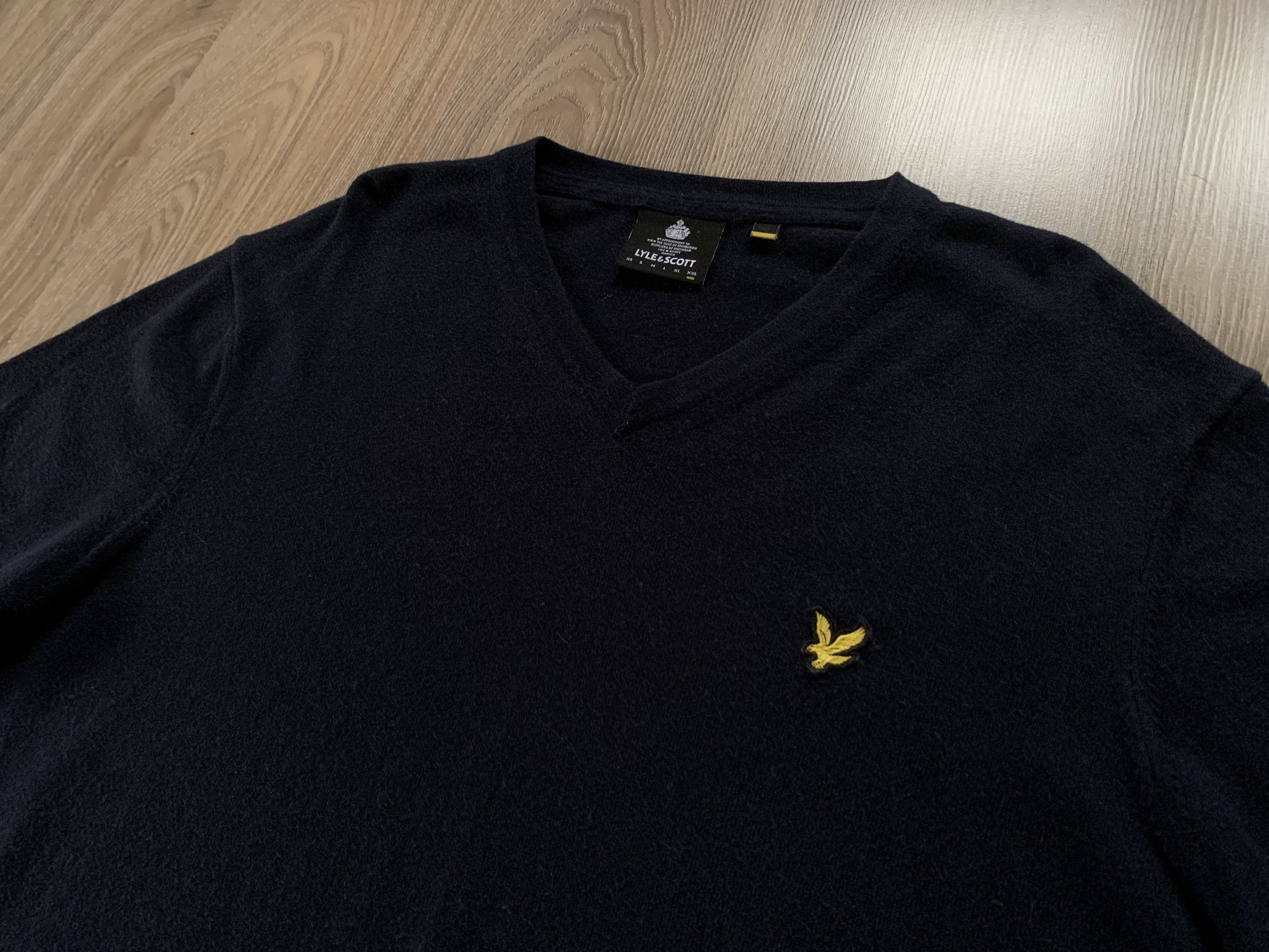 Lyle & Scott Lyle & Scott Black Wool Sweater Size US XXL / EU 58 / 5 - 4 Thumbnail