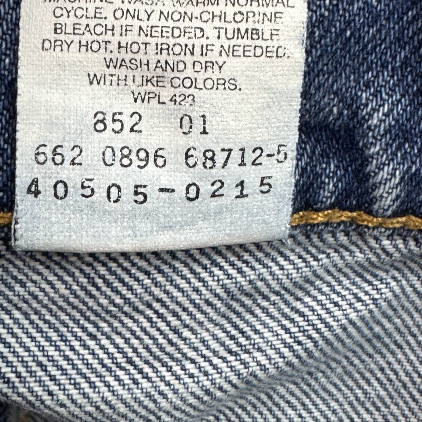Levi's VINTAGE Levi's Jeans Mens 34x30 Blue 90s Orange Tab 505 Straight Pants Denim 5-Pocket Design Regular Fit Mens Jeans Size US 36 / EU 52 - 6 Thumbnail