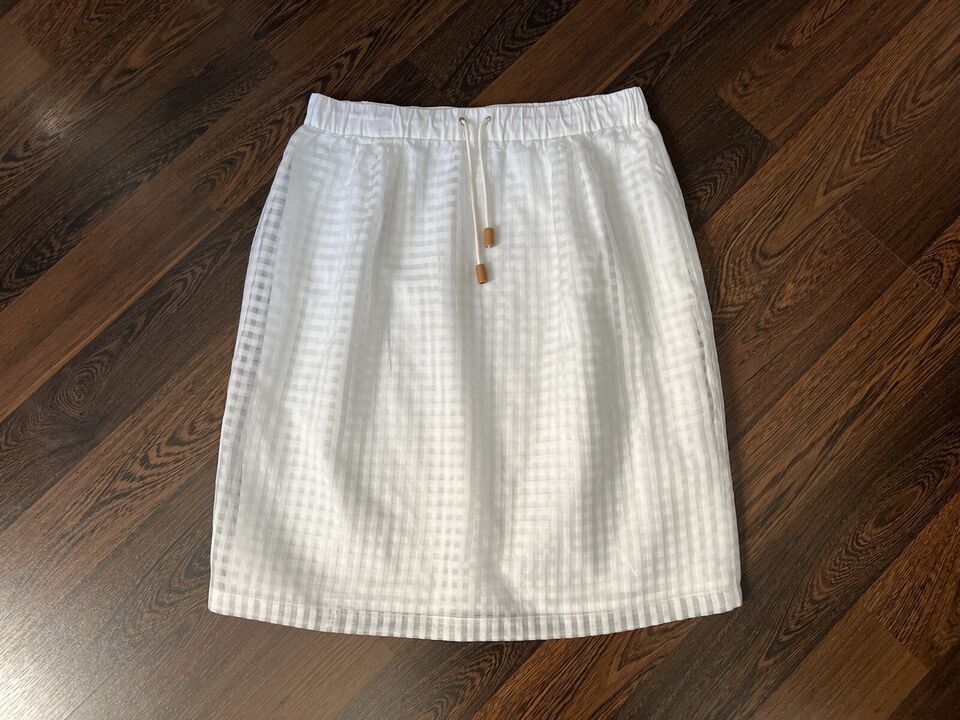 Fabiana Filippi Fabiana Filippi Skirt Cotton/Silk White Size M Size 30" / US 8 / IT 44 - 16 Thumbnail