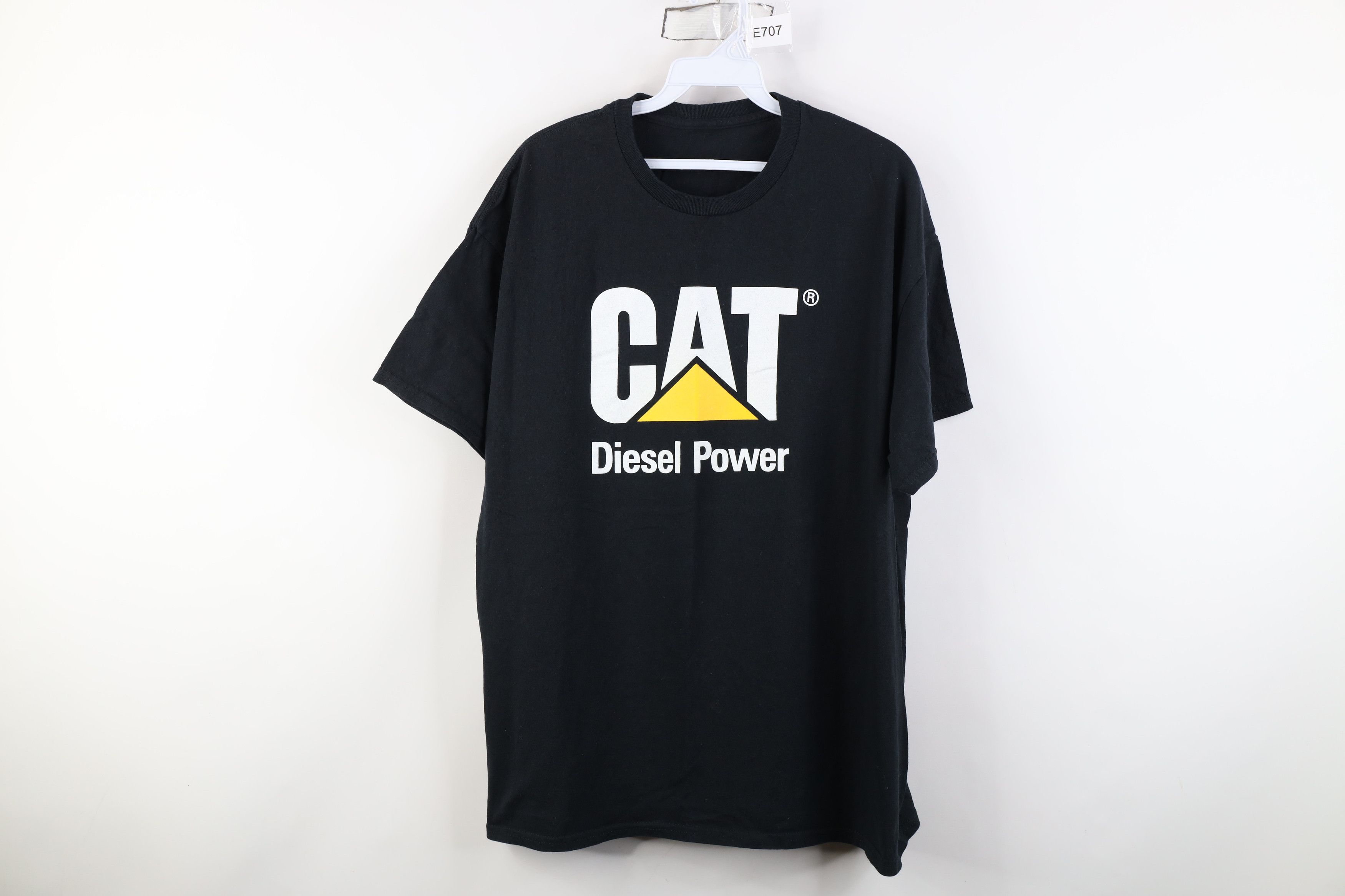 Vintage Vintage 90s Y2K Cat Caterpillar Diesel Power T-Shirt Black Size US XL / EU 56 / 4 - 1 Thumbnail