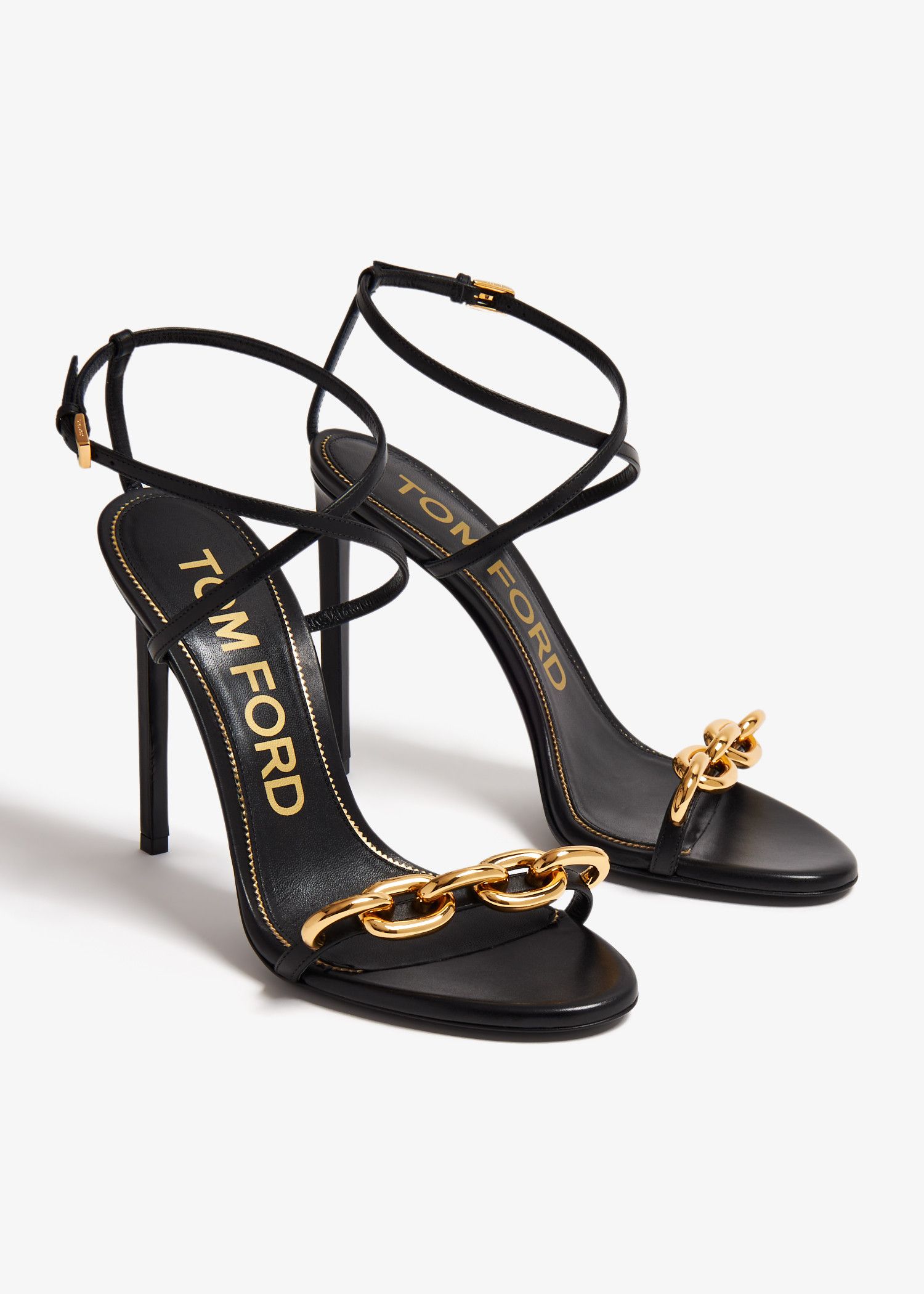 Tom Ford o1w1db11224 W2403 Sandals in Black Size US 8.5 / IT 38.5 - 5 Thumbnail