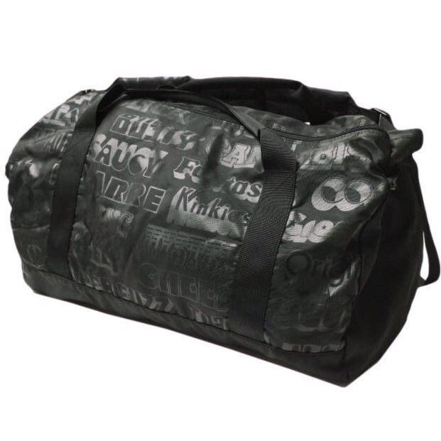 Hysteric Glamour Hysteric Glamour Nylon Boston / Drum Bag – Black Size ONE SIZE - 1 Thumbnail