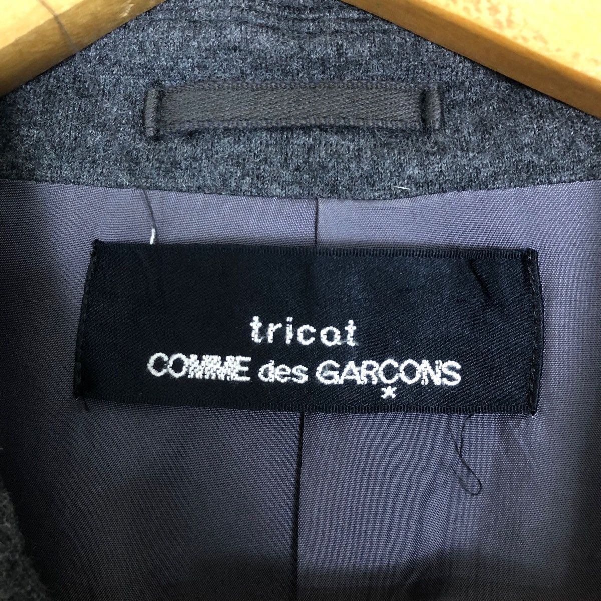 Comme des Garcons Vintage 90s Tricot Comme Des Garcons 1997 S/S Wool Car Coat Size M / US 6-8 / IT 42-44 - 11 Thumbnail
