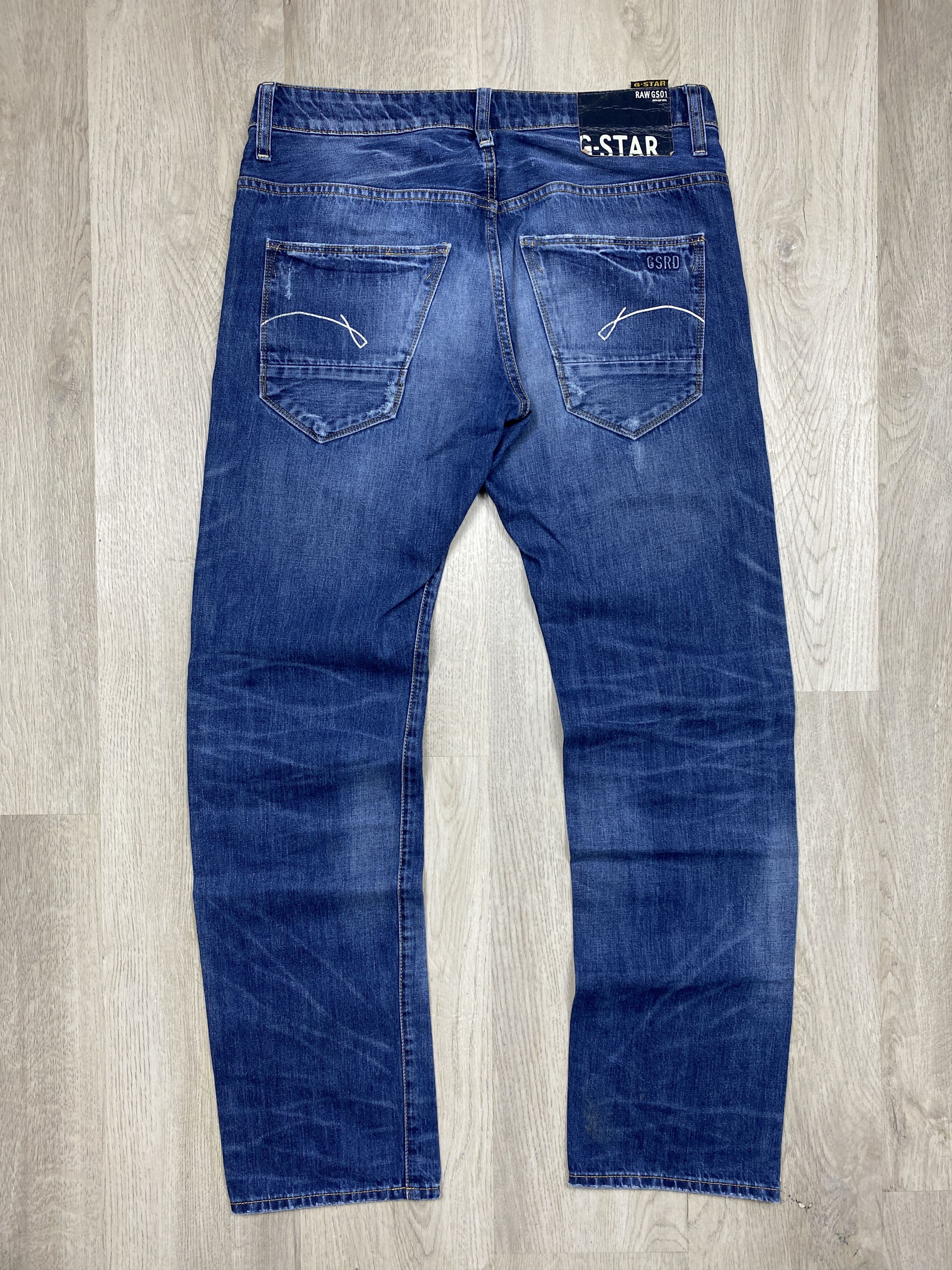 G-Star G Star Raw Mens Morris Low Straight Denim Pants Jeans Size US 31 - 5 Thumbnail