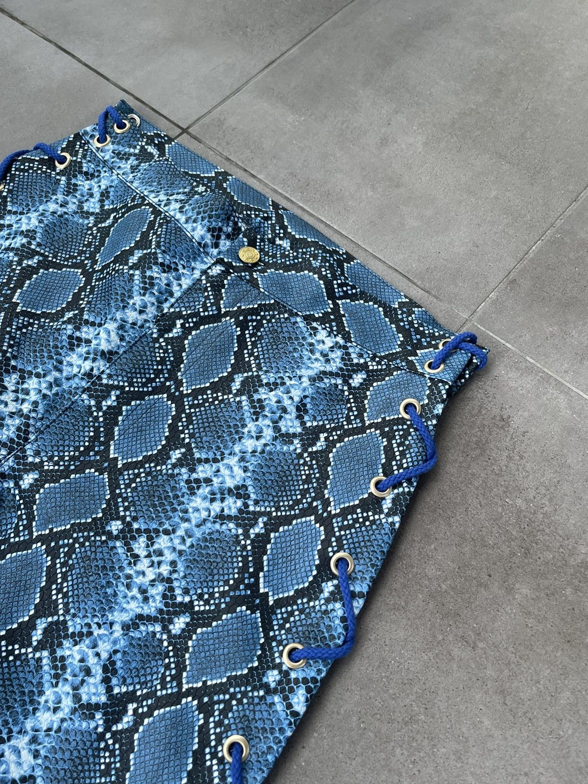 Other !DS! SS23 Nikolaj Storm Angelo Snake Skin Pattern Pants Size US 30 / EU 46 - 14 Thumbnail