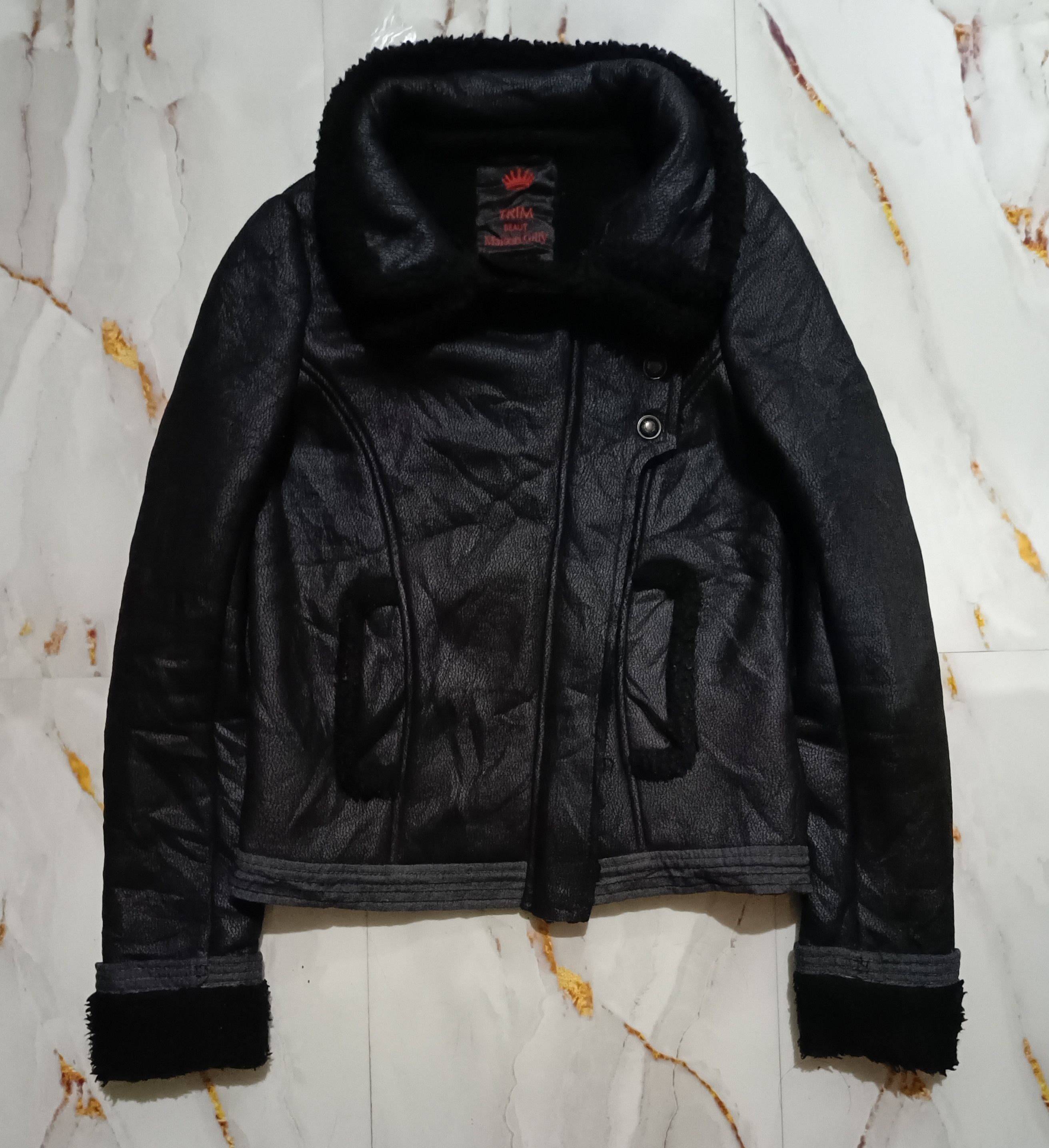 Ekam Maison Gulfi Asymmetrical Leather Jacket Rick Owens Type Size M / US 6-8 / IT 42-44 - 2 Thumbnail
