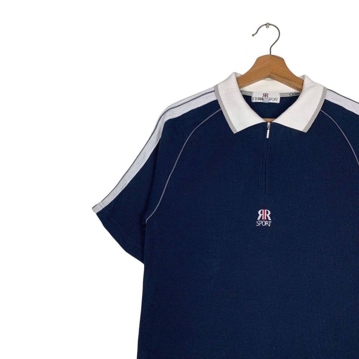 Cerruti 1881 CERRUTI SPORT Embroidery Center Logo Polo Shirt #1457-C66 Size US L / EU 52-54 / 3 - 6 Thumbnail